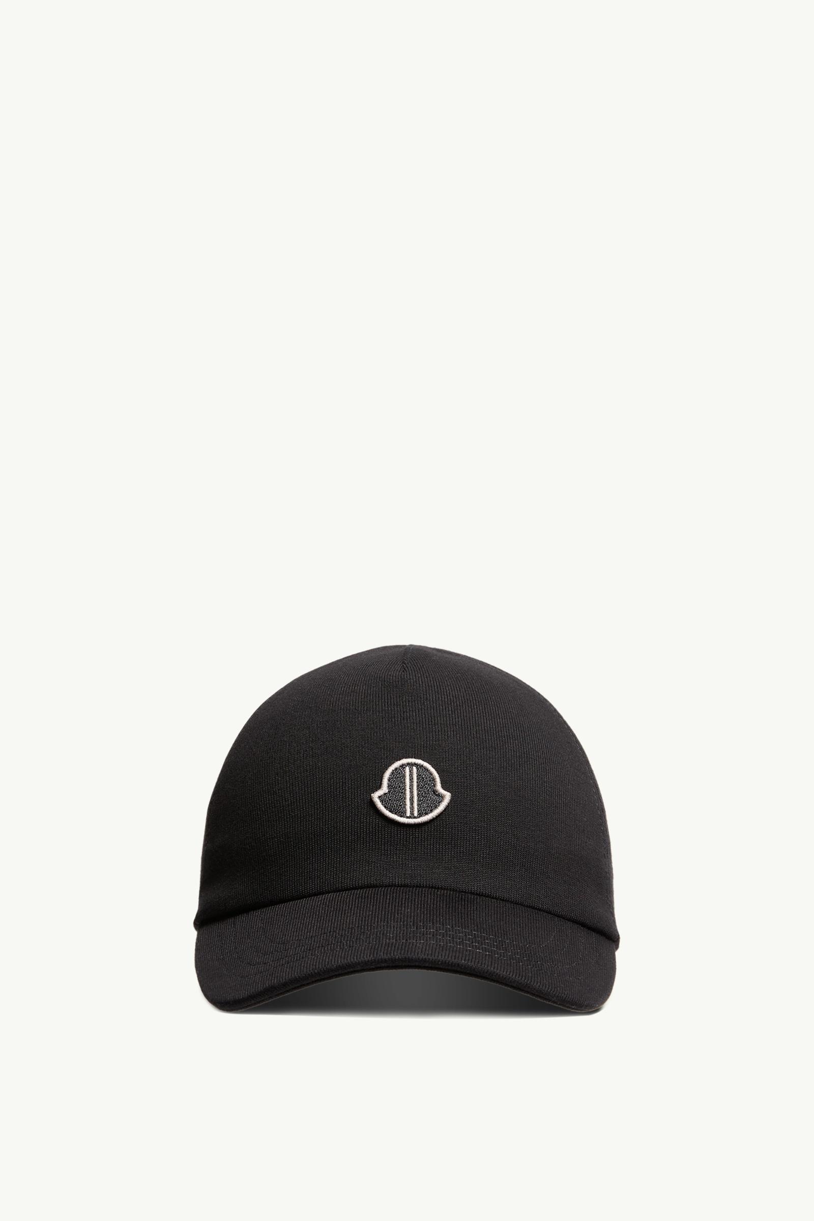 Black Moncler + Rick Owens Cotton Baseball Cap - Hats & Beanies