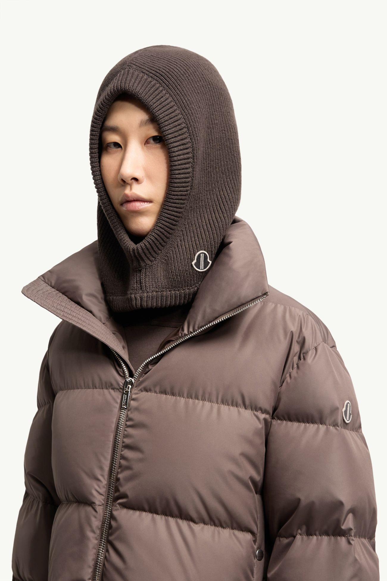 Moncler + Rick Owens Wool Jera Hood Gender Neutral Brown Moncler 2
