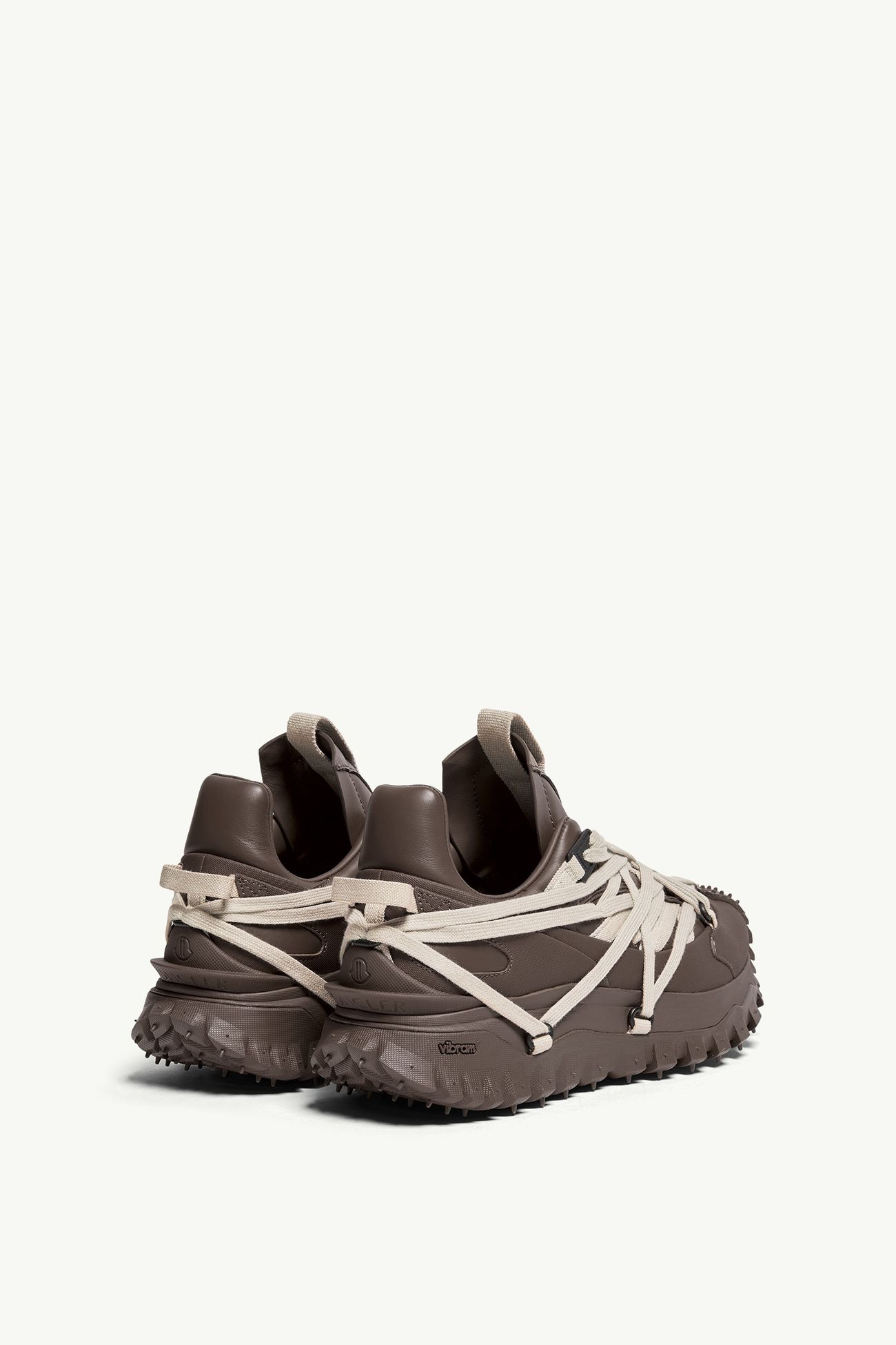 Moncler + Rick Owens Trailgrip Megalace男女款皮革运动鞋 中性 棕色 Moncler 4