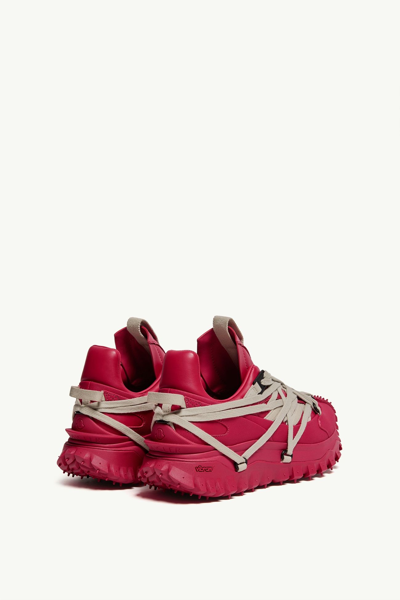 Sneaker in pelle Trailgrip Megalace Moncler + Rick Owens Gender Neutral Rosso Bacca Moncler 4