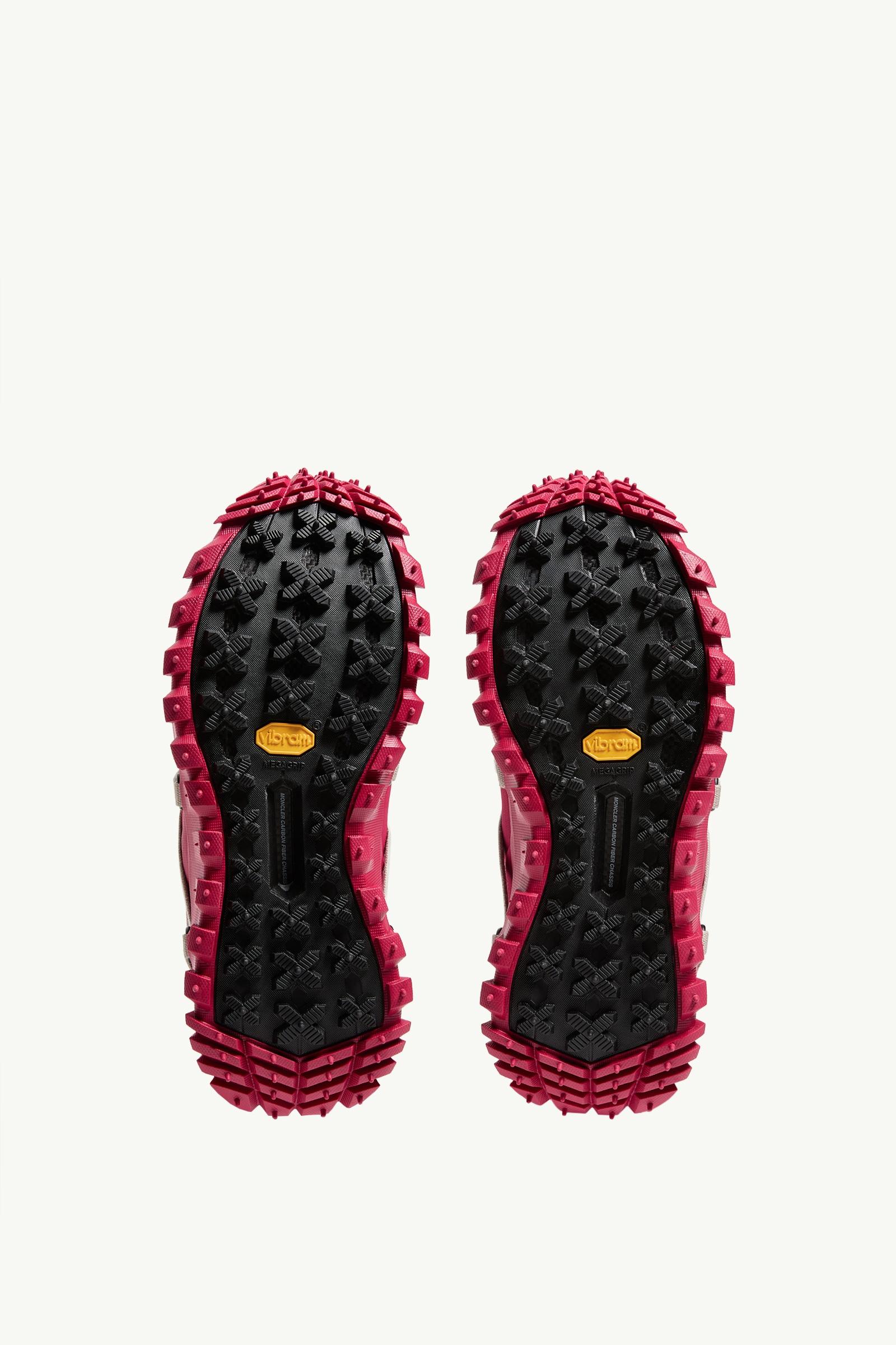 チェリー Moncler + Rick Owens Trailgrip Megalace スニーカー : 向け