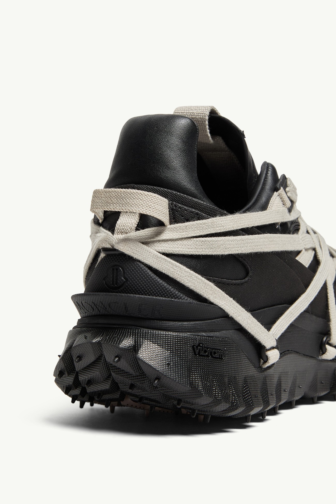 Moncler + Rick Owens Trailgrip Megalace皮革運動鞋 中性 黑色 Moncler 7