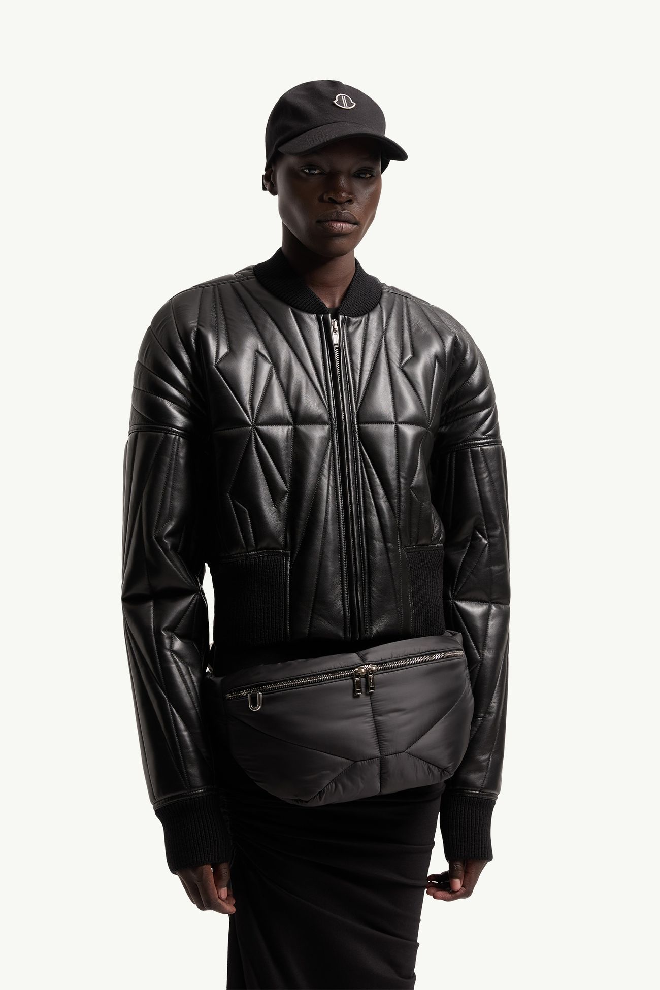 ブラック Moncler + Rick Owens Bumbag ベルトバッグ : バッグ 