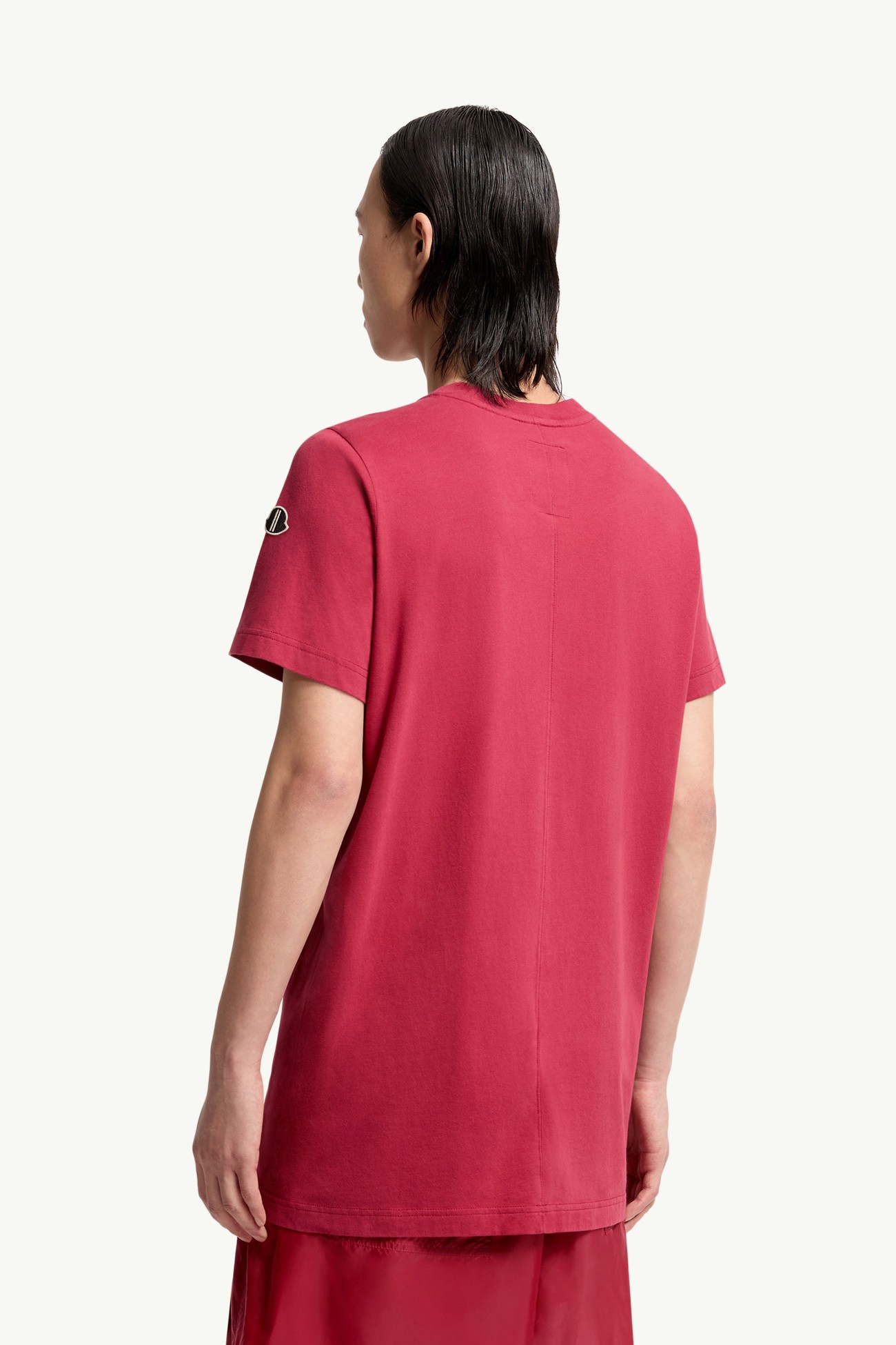 Moncler + Rick Owens Girder Cotton T-Shirt Gender Neutral Berry Red Moncler 6