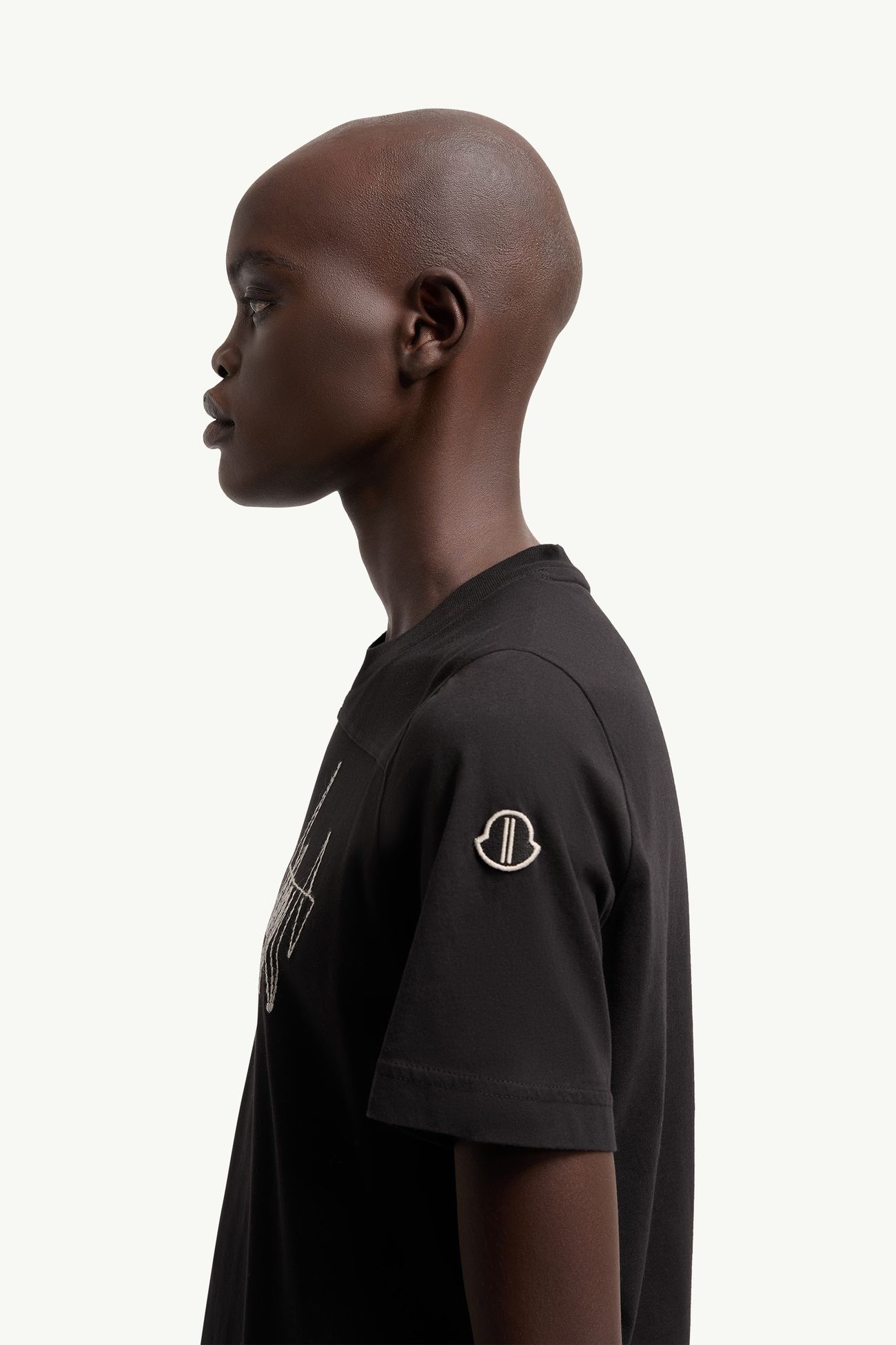 Moncler + Rick Owens Girder Cotton T-Shirt Gender Neutral Black Moncler 4