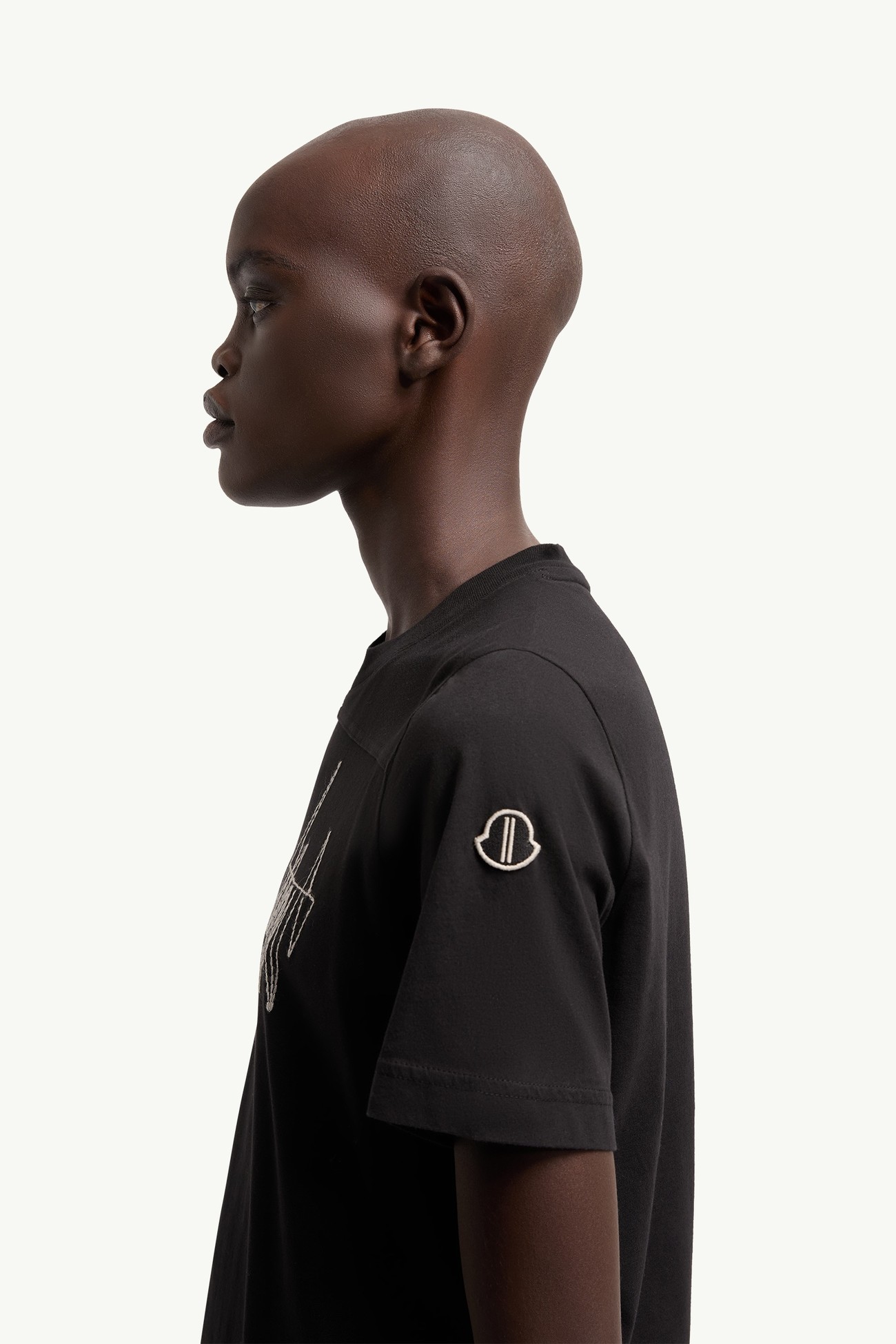 Moncler + Rick Owens Girder Cotton T-Shirt Gender Neutral Black Moncler 4