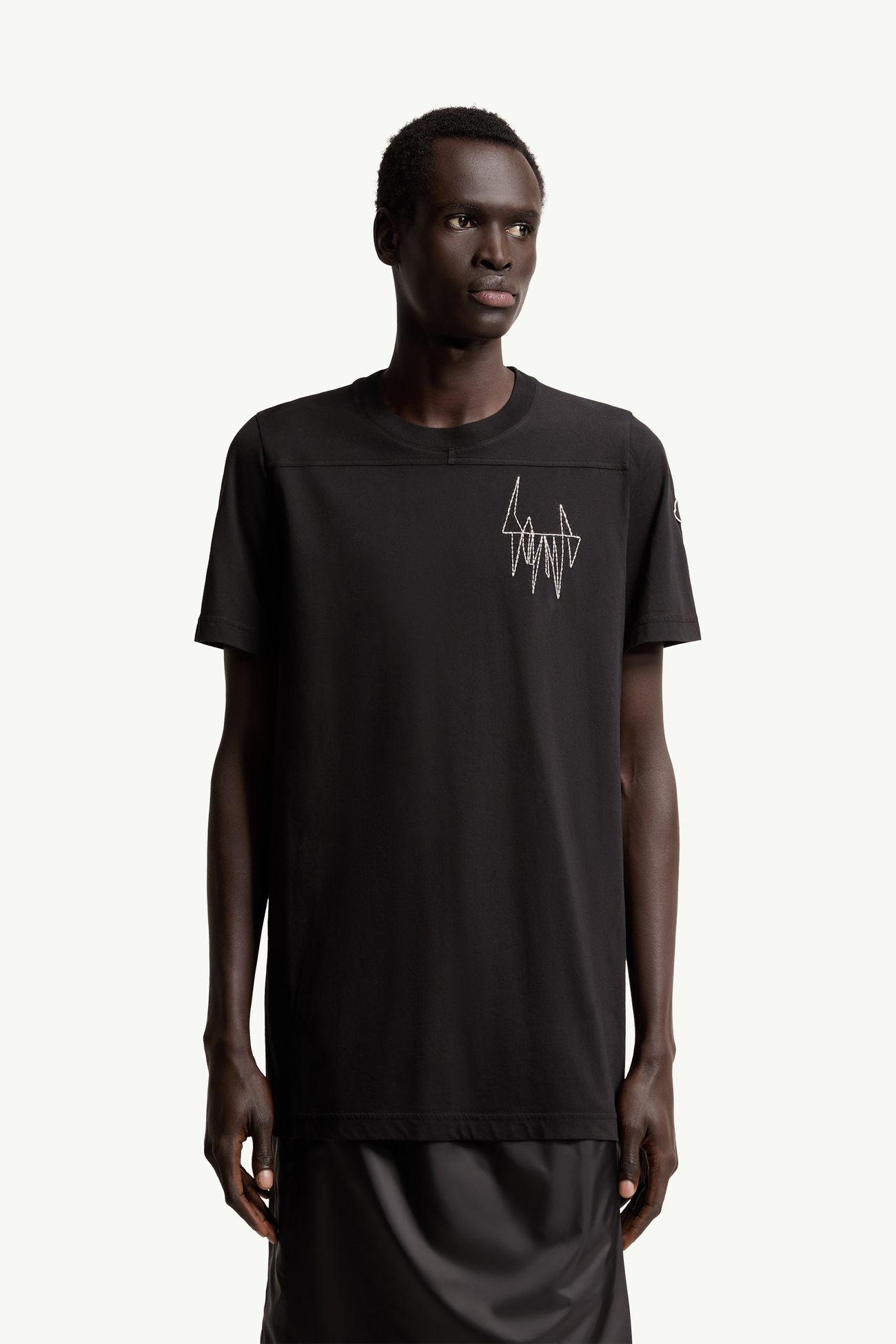 Moncler + Rick Owens Girder Tシャツ ジェンダーニュートラル ブラック Moncler 5