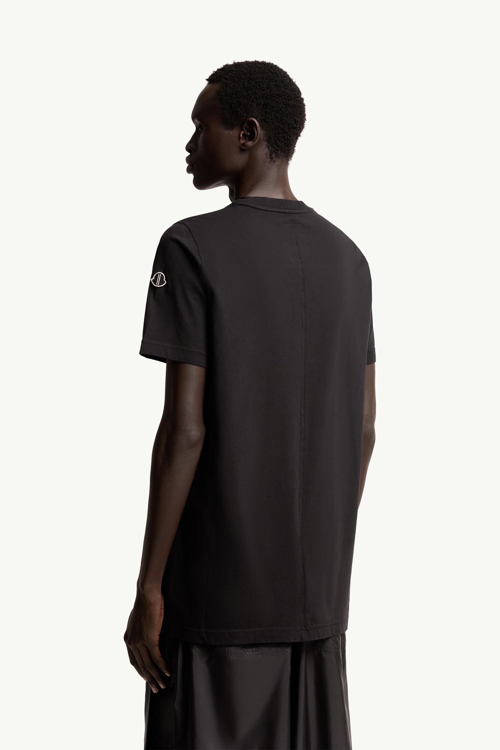 Black Moncler + Rick Owens Girder Cotton T-Shirt - Polos & T