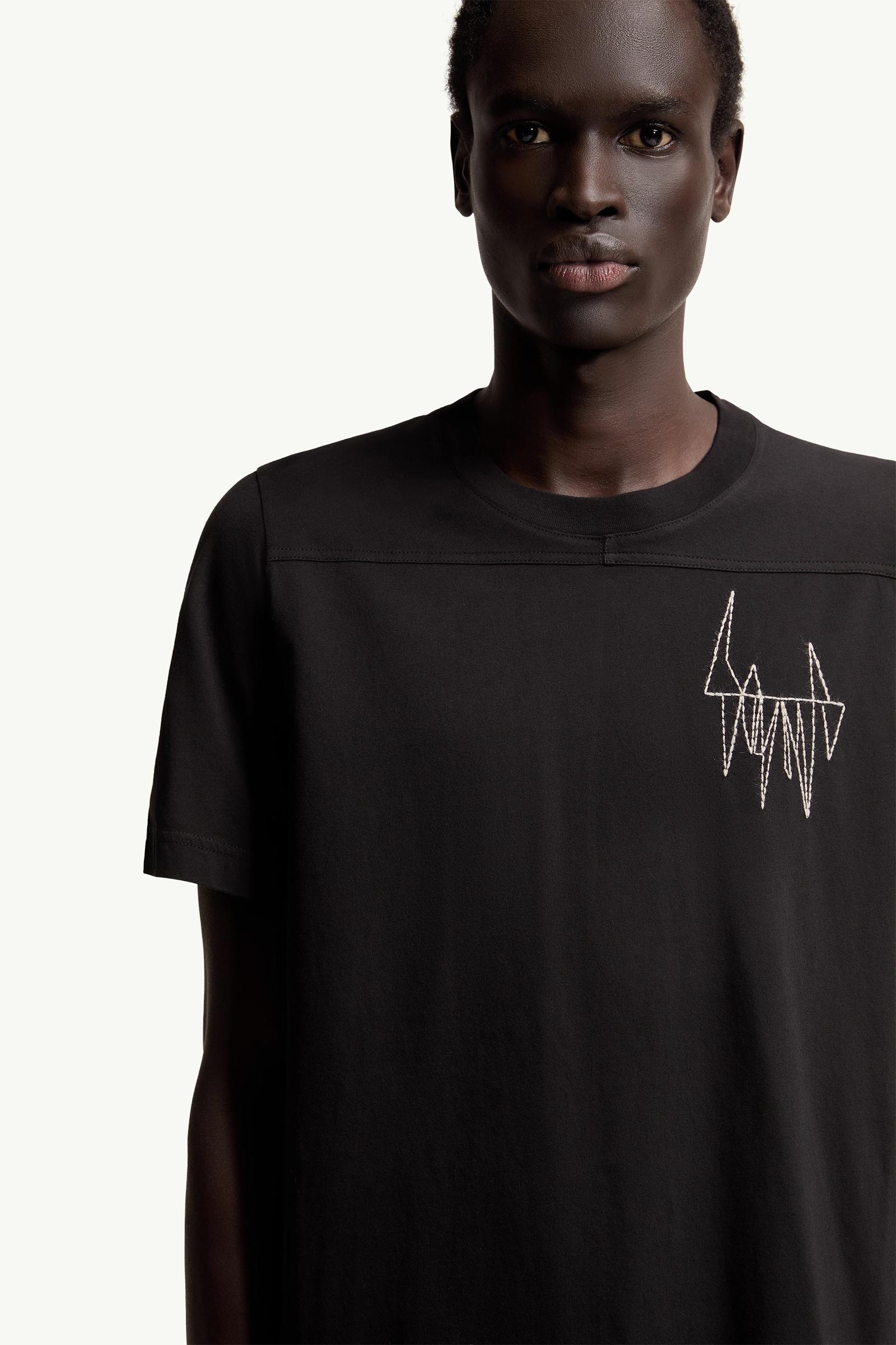 Black Moncler + Rick Owens Girder Cotton T-Shirt - Polos & T