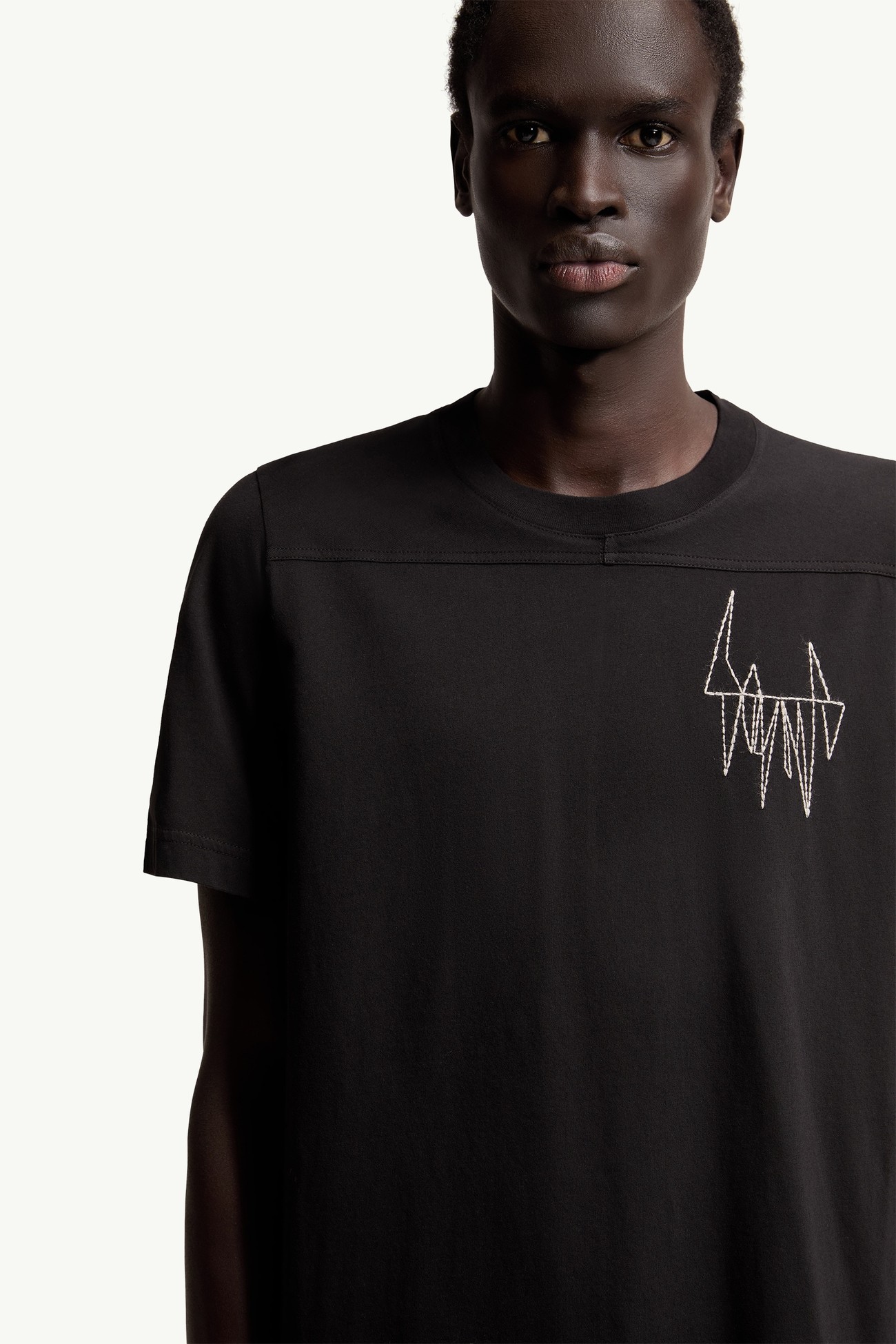 Moncler + Rick Owens Girder Cotton T-Shirt Gender Neutral Black Moncler 7