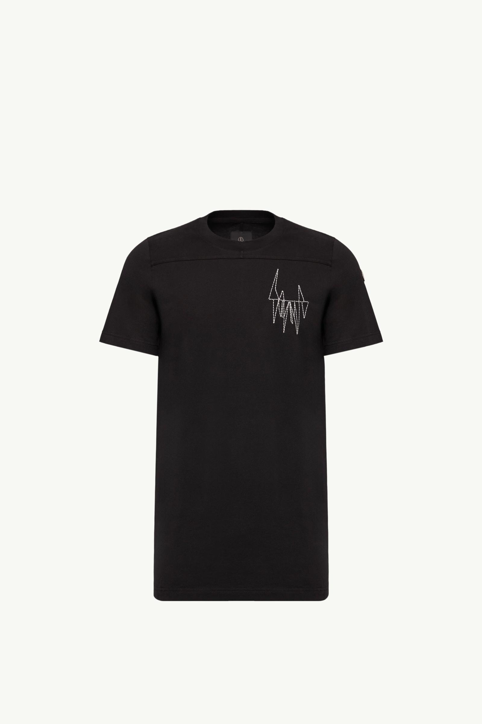Black Moncler + Rick Owens Girder Cotton T-Shirt - Polos & T