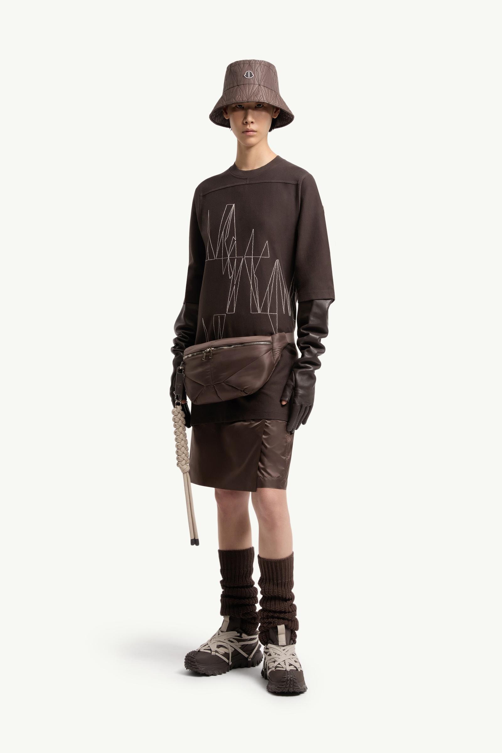 Brown Moncler + Rick Owens Jumbo Cotton T-Shirt - Polos & T-shirts