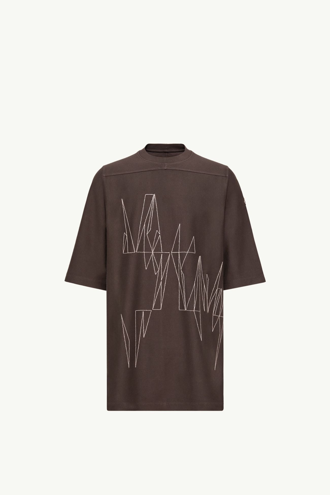 Moncler + Rick Owens Jumbo T-Shirt aus Baumwolle Genderneutral Braun Moncler 0