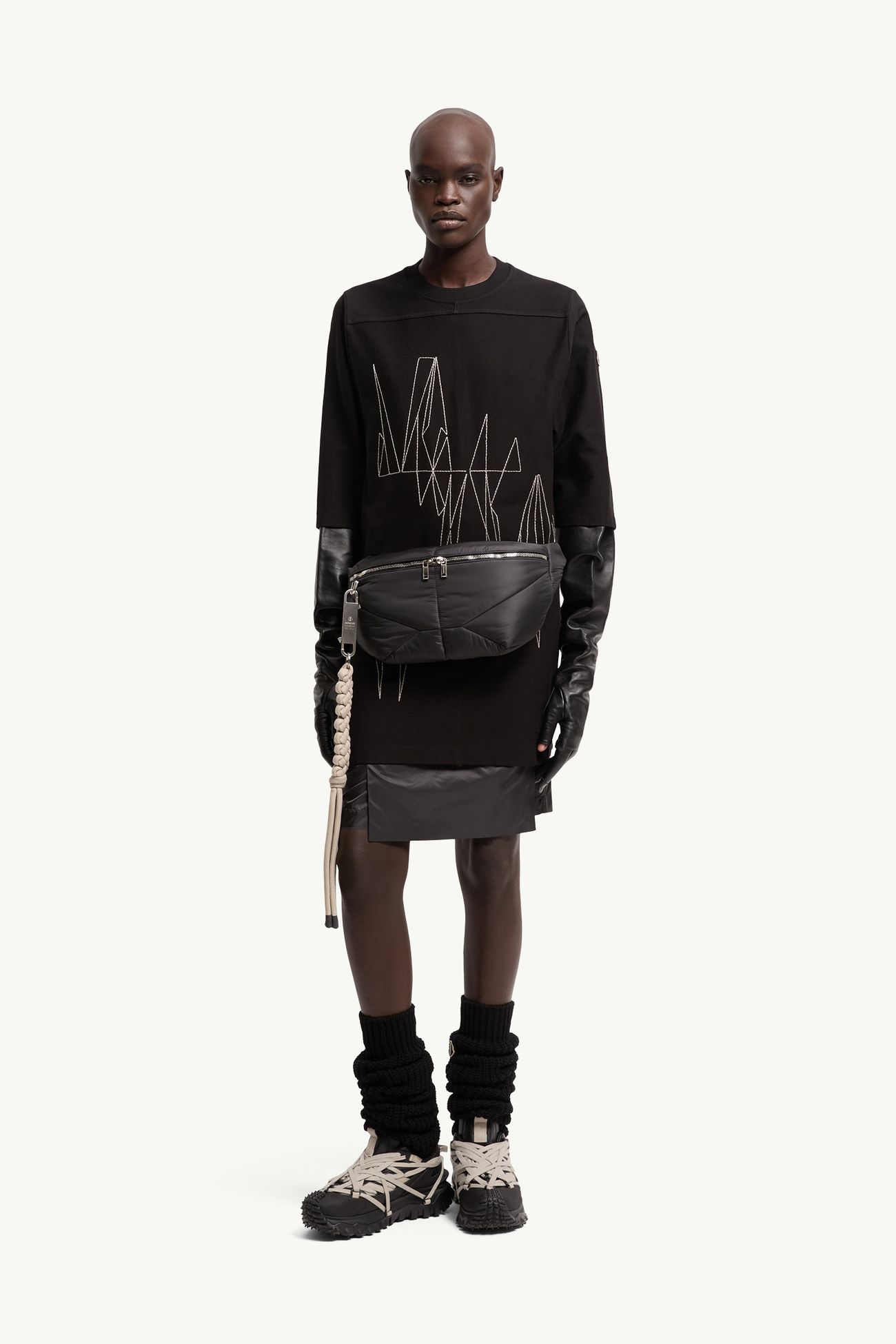 T-shirt en coton Moncler + Rick Owens Jumbo Mixte Noir Moncler 2