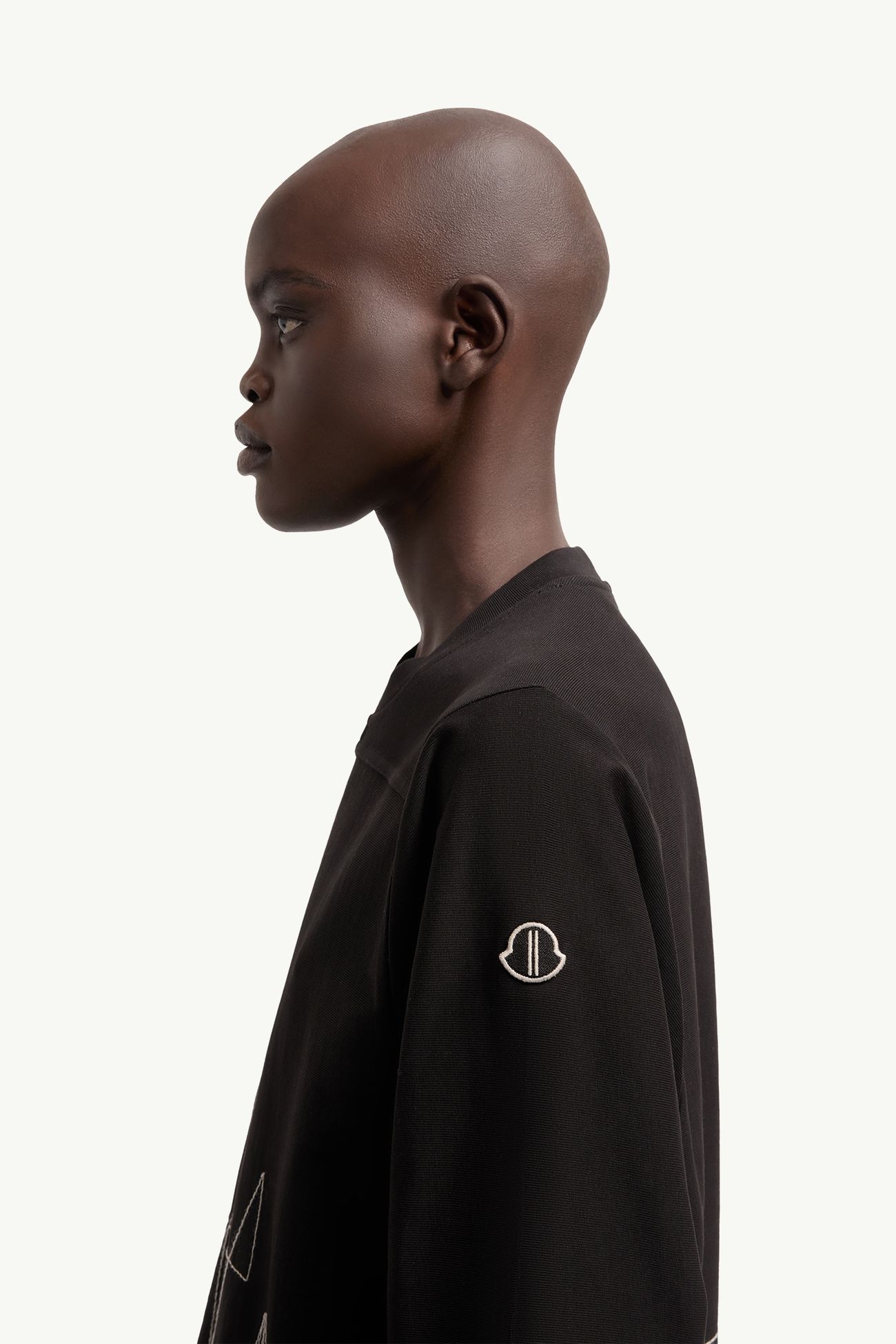 ブラック Moncler + Rick Owens Jumbo Tシャツ : Tシャツ＆ポロシャツ 