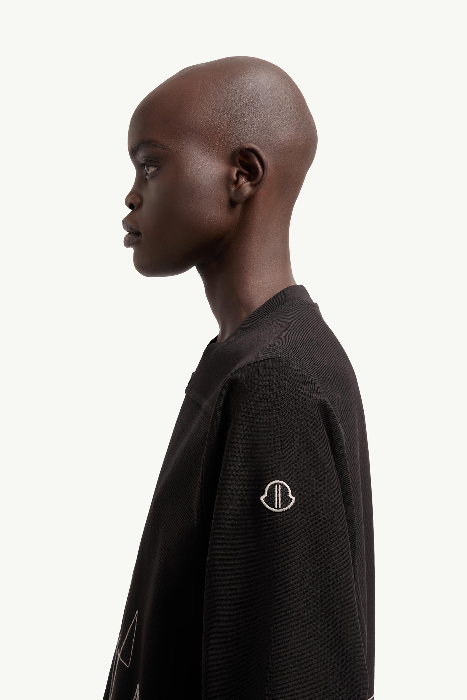 Moncler x Rick Owens Tシャツ ブラック Moncler + Rick Owens Jumbo Tシャツ : Tシャツ＆ポロシャツ