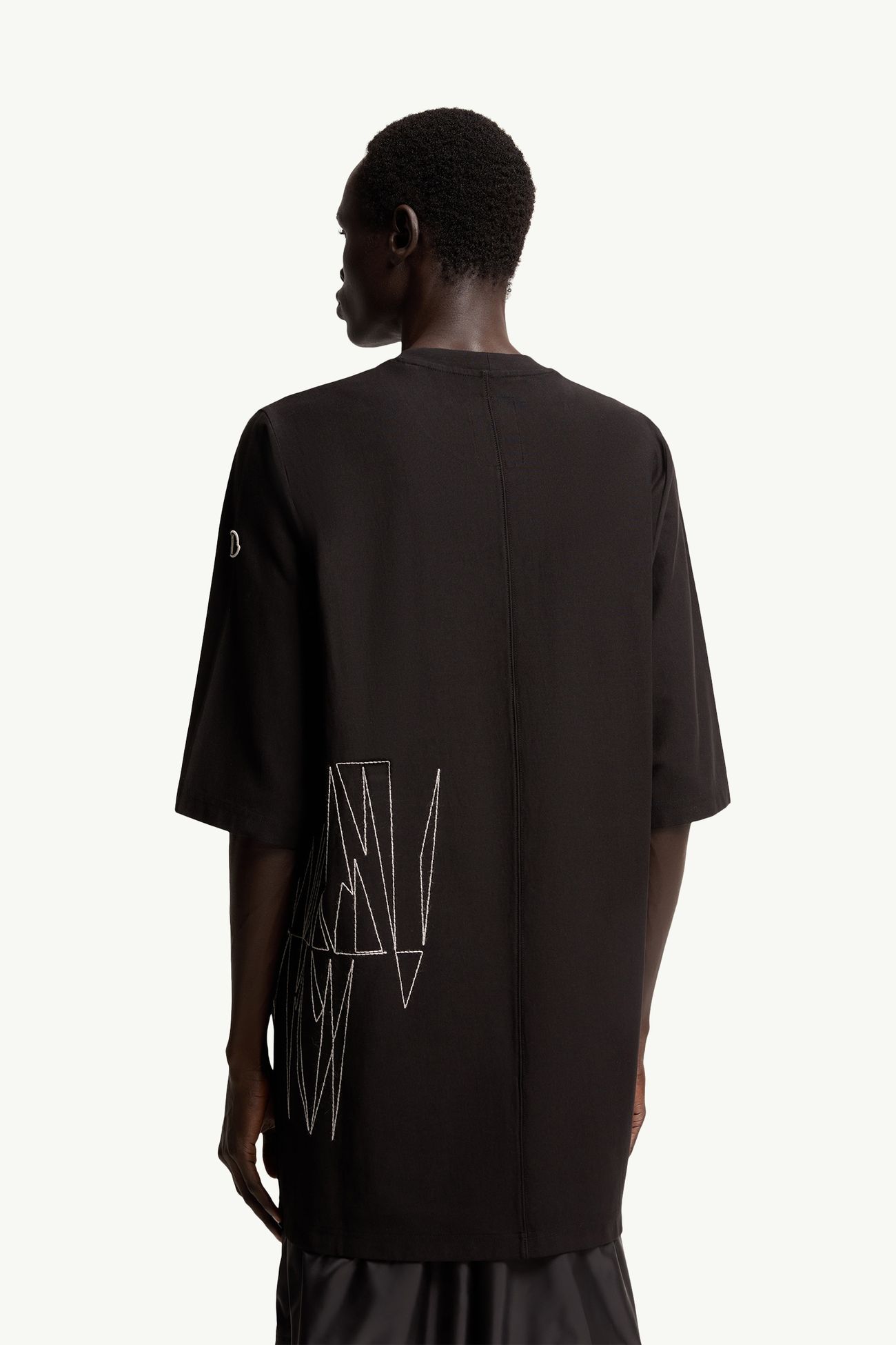 Camiseta de algodón Moncler + Rick Owens Jumbo De Género Neutro Negro Moncler 6