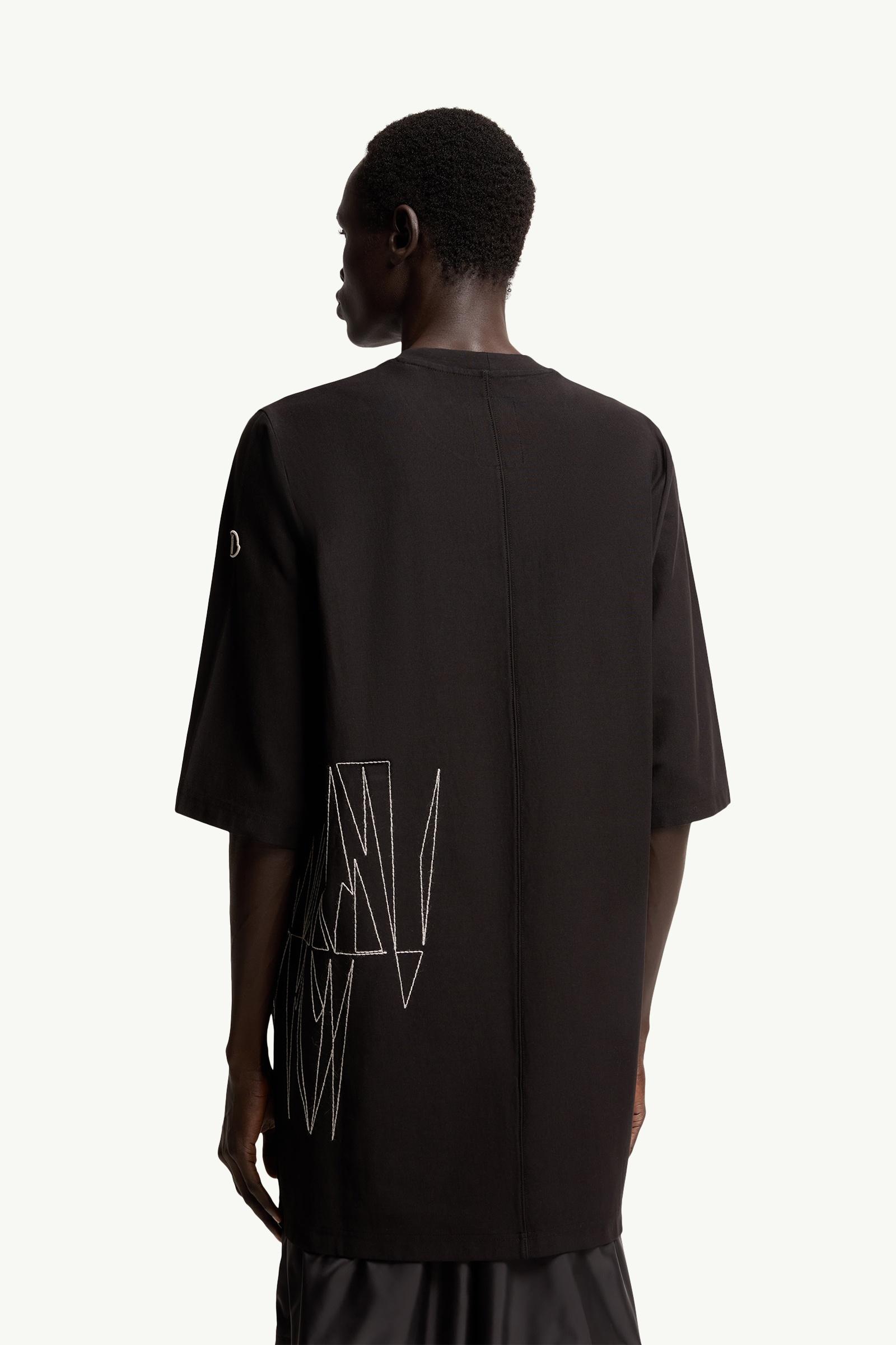 Black Moncler + Rick Owens Jumbo Cotton T-Shirt - Polos & T-shirts
