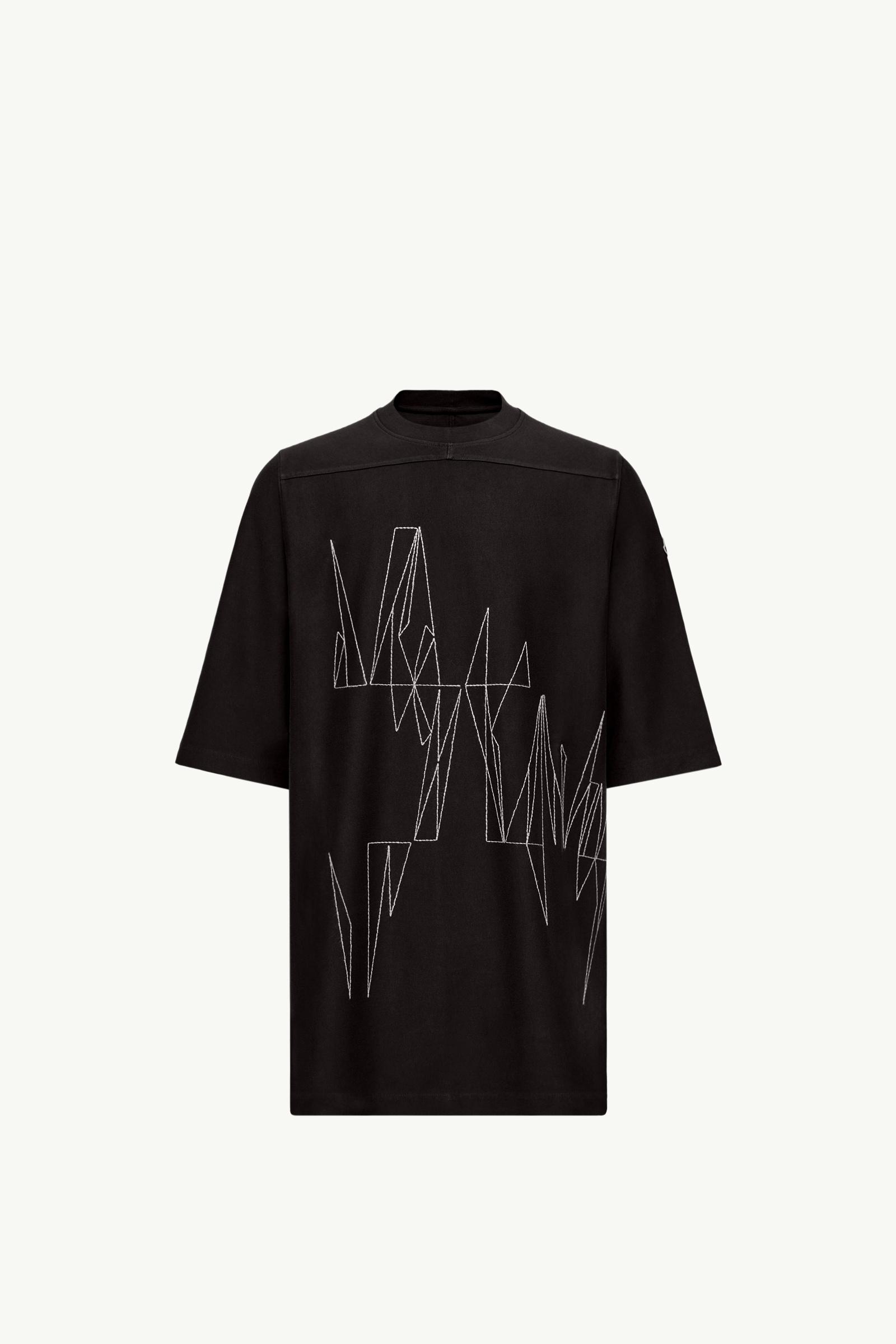 Black Moncler + Rick Owens Jumbo Cotton T-Shirt - for Special