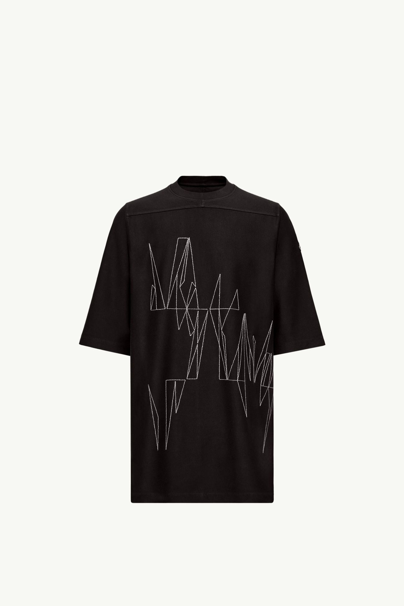 ブラック Moncler + Rick Owens Jumbo Tシャツ : Tシャツ＆ポロシャツ 