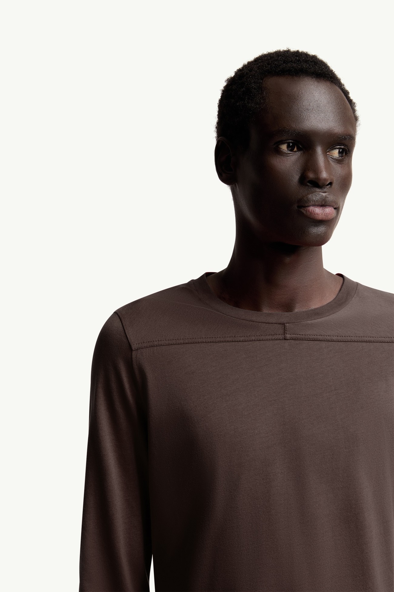Moncler + Rick Owens Girder Tシャツ ジェンダーニュートラル ブラウン Moncler 7