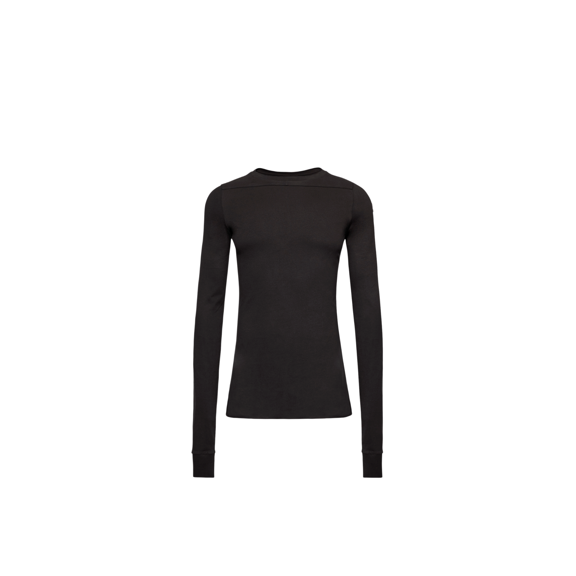 Moncler   Girder Long Sleeve Cotton T-Shirt  in Black, Size: M