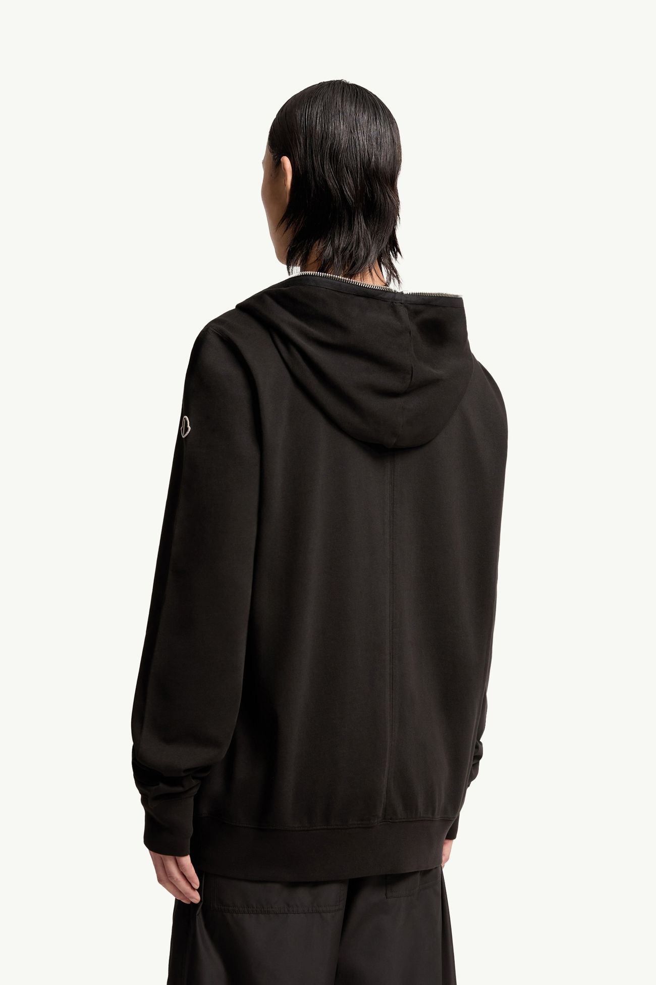 ブラック Moncler + Rick Owens Ziplock パーカー : Sweatshirts 向け 