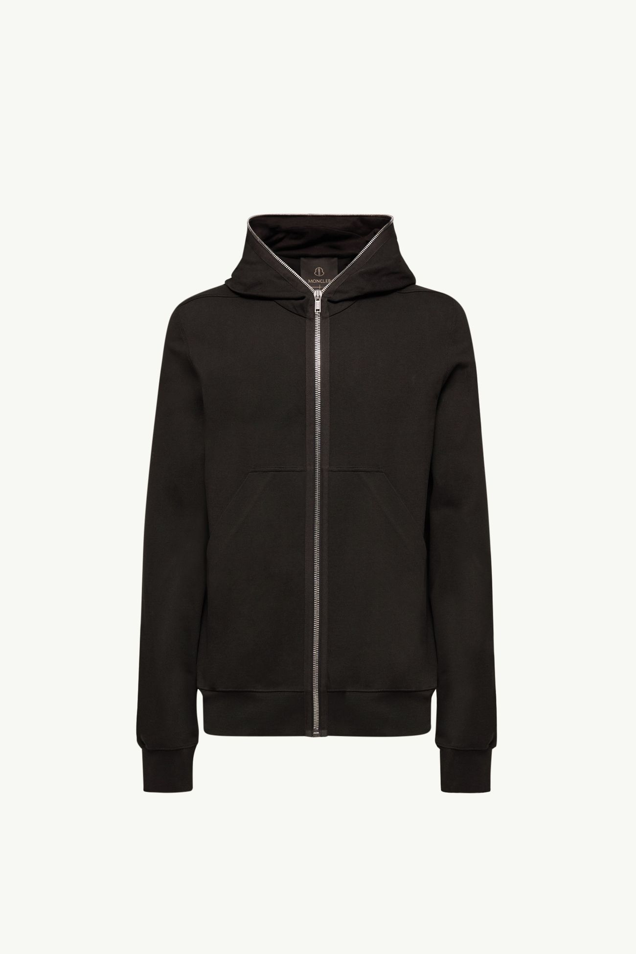 Moncler + Rick Owens Ziplock男女款棉质连帽卫衣 中性 黑色 Moncler 0