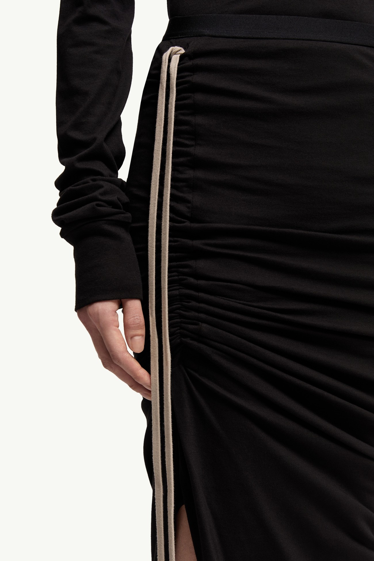 Jupe ajustable en coton Moncler + Rick Owens Femmes Noir Moncler 6