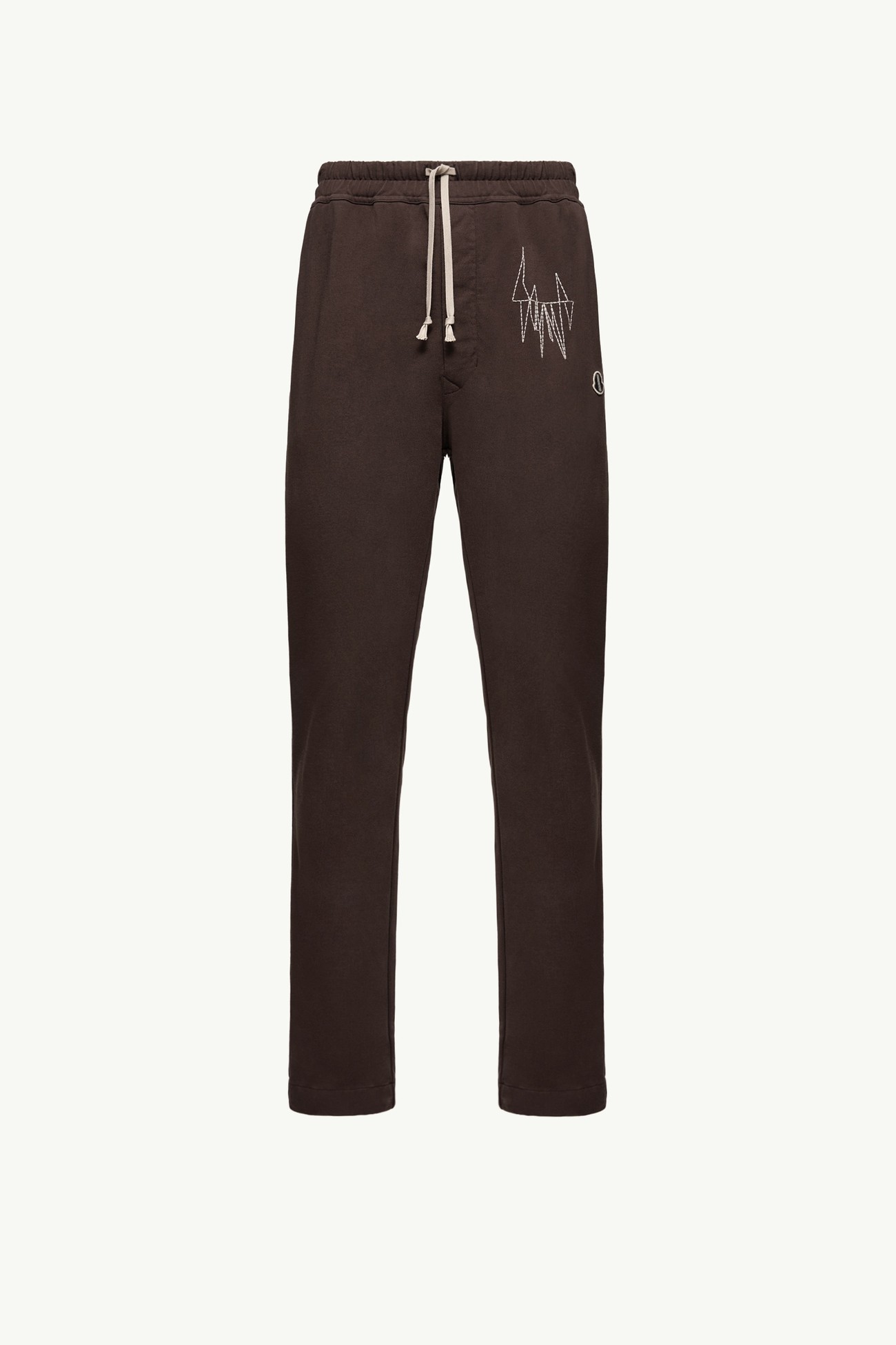 Pantalon de survêtement en coton Moncler + Rick Owens Mixte Marron Moncler 0