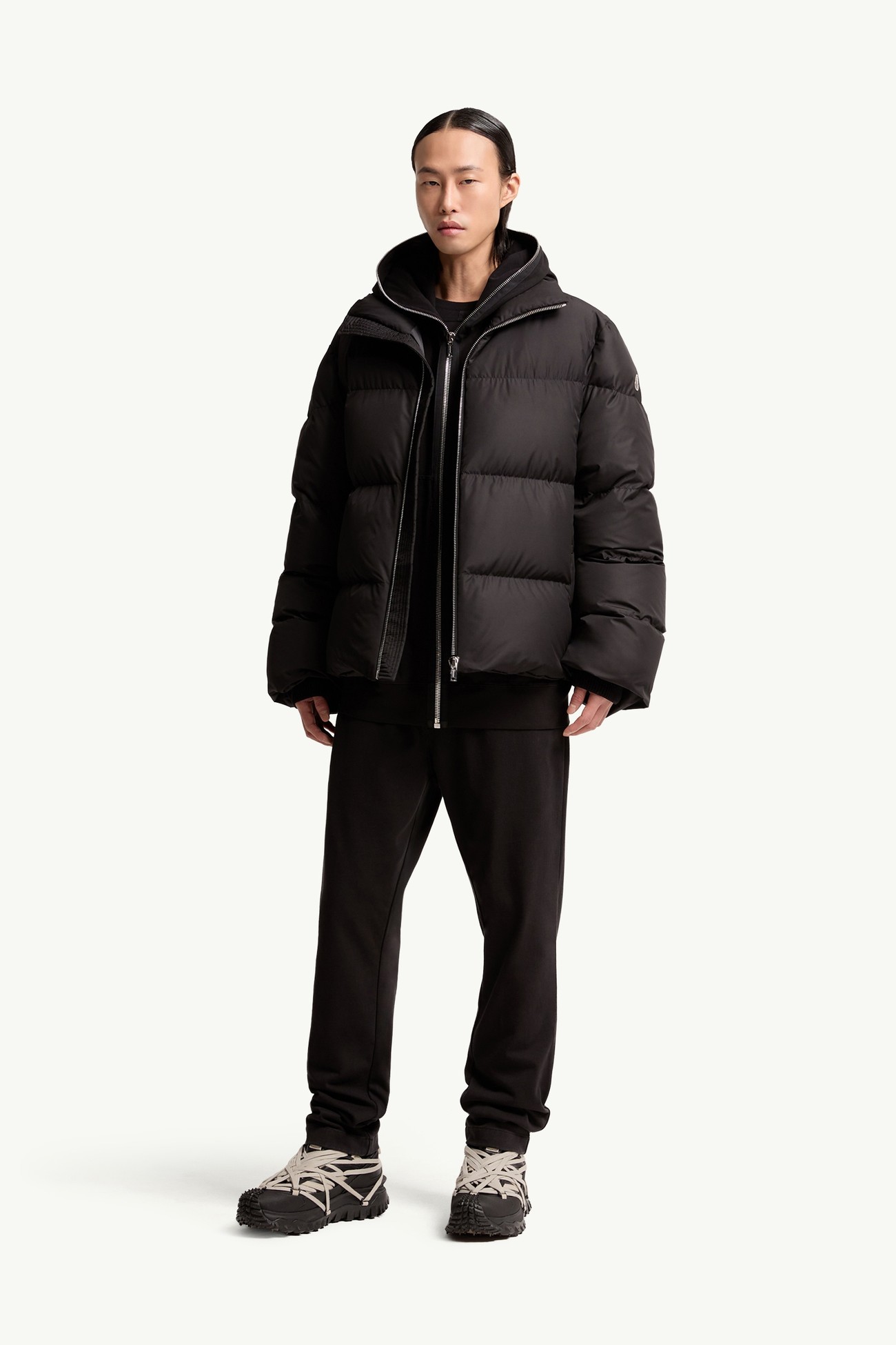 Moncler + Rick Owens 코튼 스웨트팬츠 젠더 뉴트럴 블랙 Moncler 1