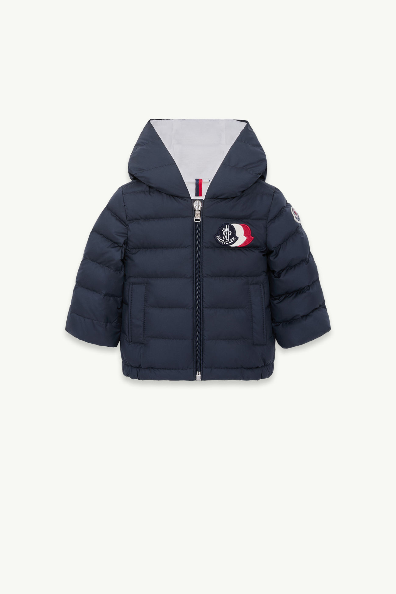 Hakan連帽羽絨外套 男童 海軍藍色 Moncler 0