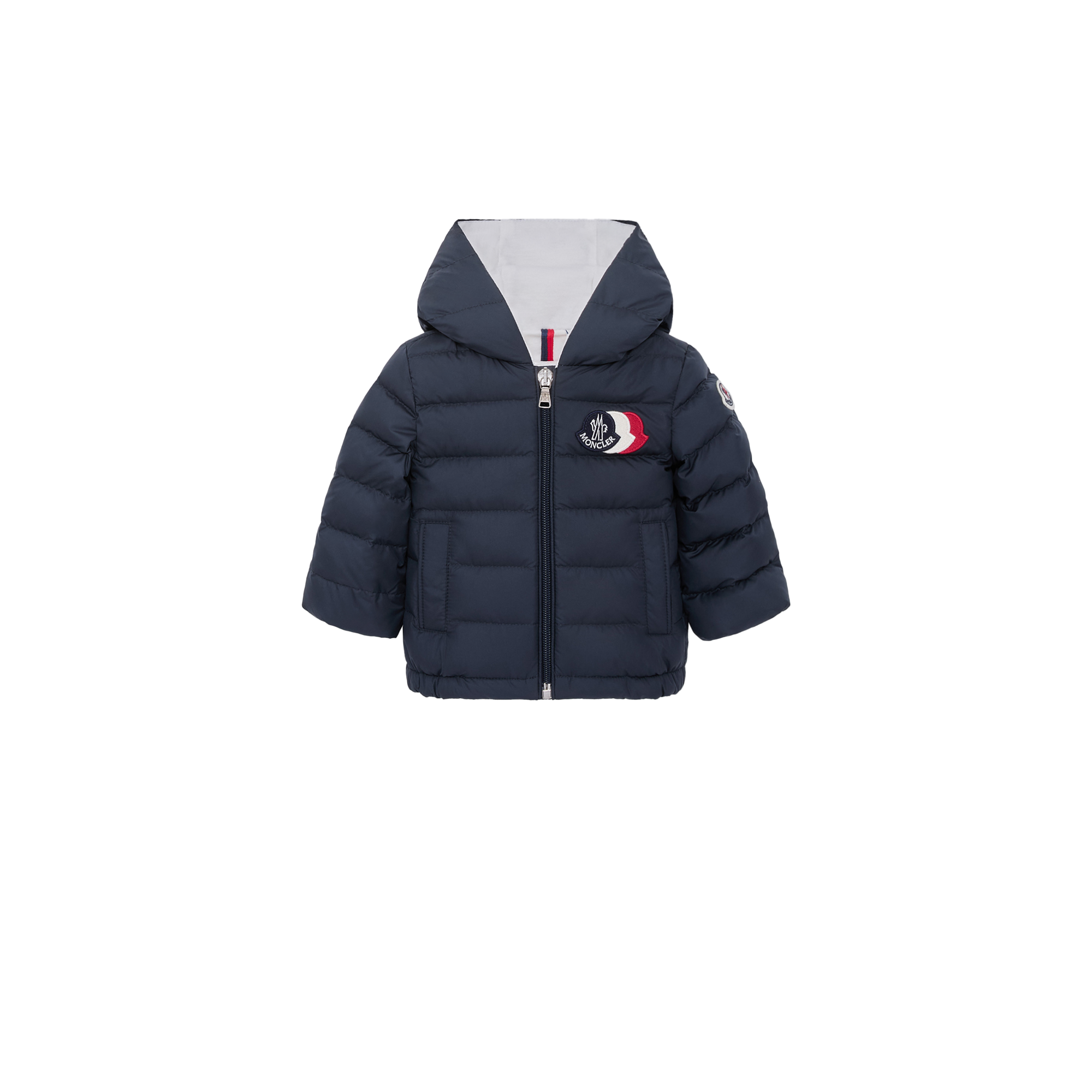 Moncler  Hakan Hooded Down Jacket for Boys in Blue, Size: 3Y