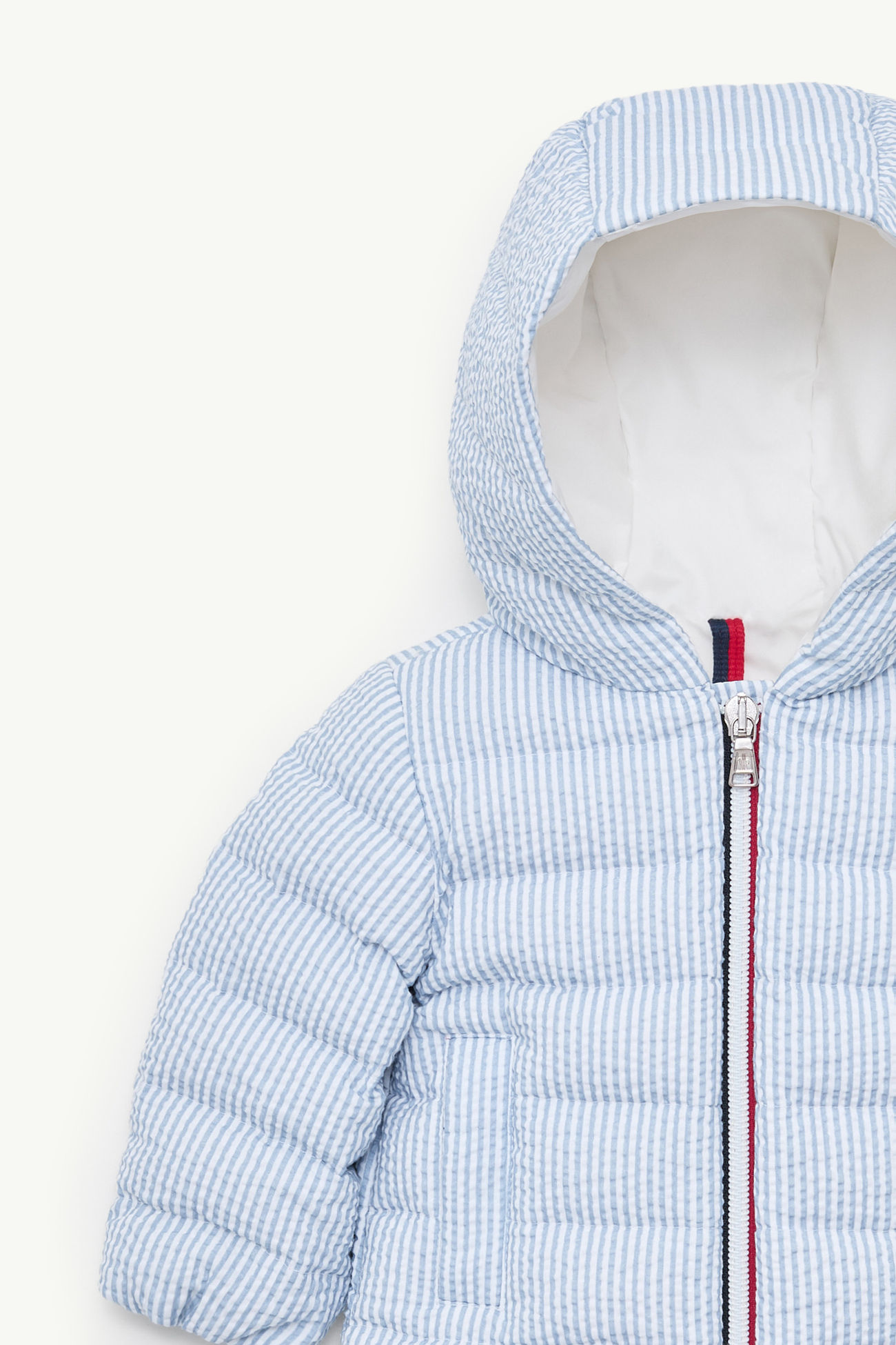 Plumífero con capucha de sirsaca Haluk Niño Azul claro Moncler 1