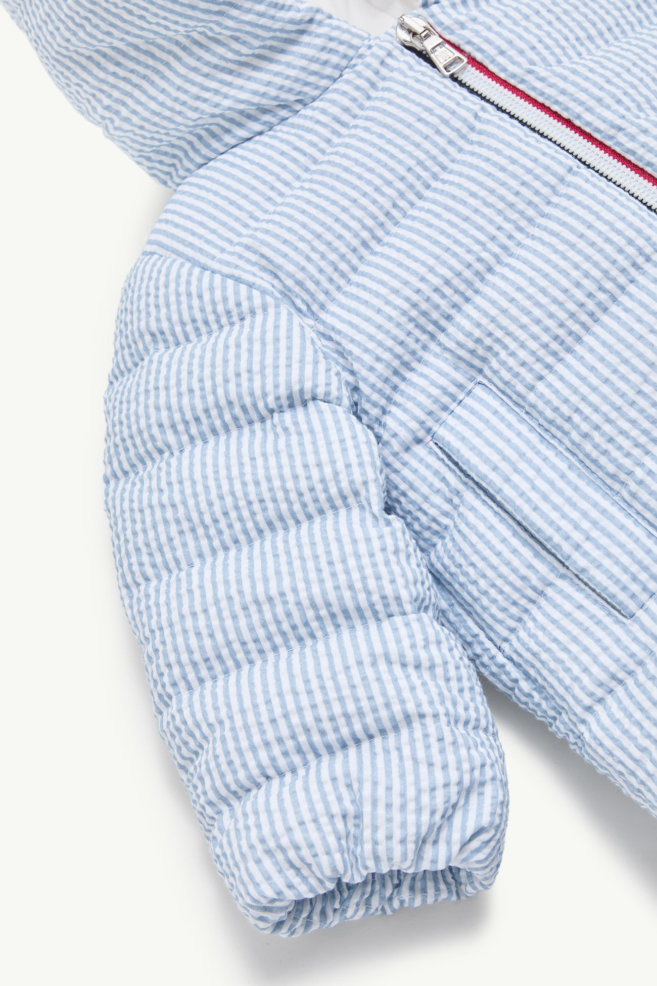 Plumífero con capucha de sirsaca Haluk Niño Azul claro Moncler 3