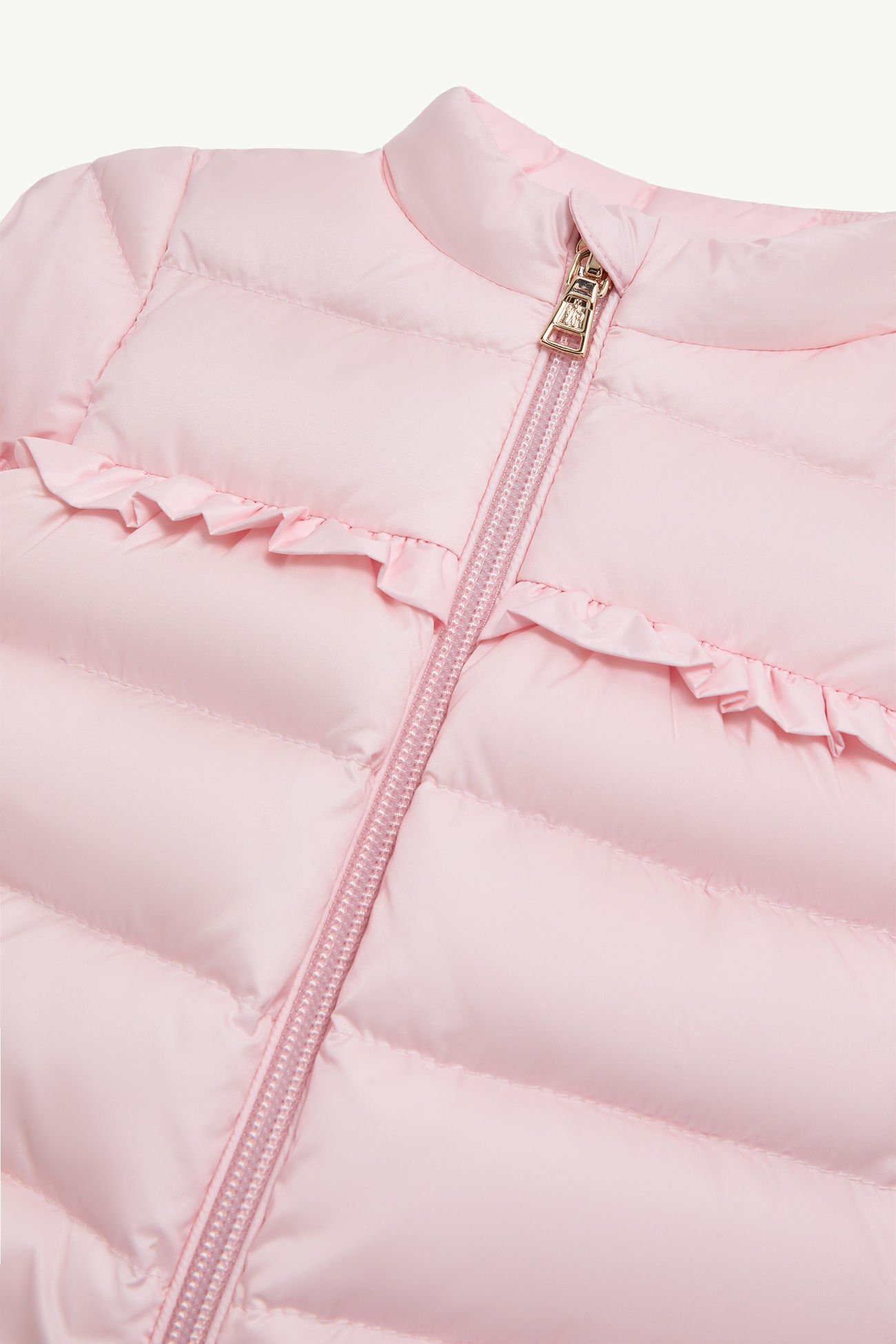 Piumino Nazife Bambina Rosa Chiaro Moncler 1