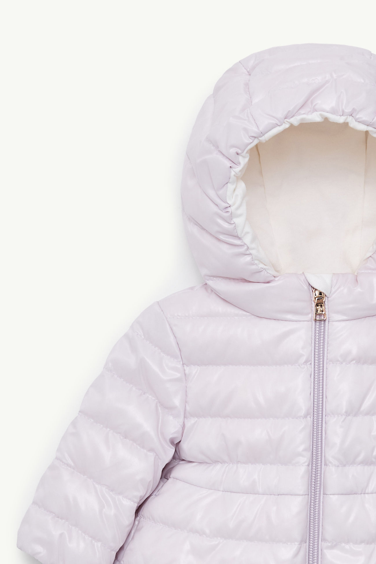 Piumino Pinar Con Cappuccio Bambina Lilla Moncler 1