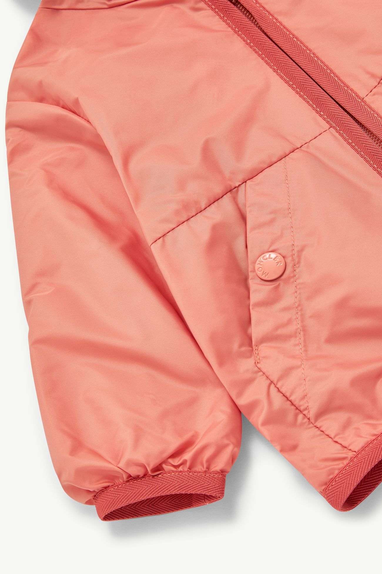 Songu Hooded Jacket Boy Coral Pink Moncler 3