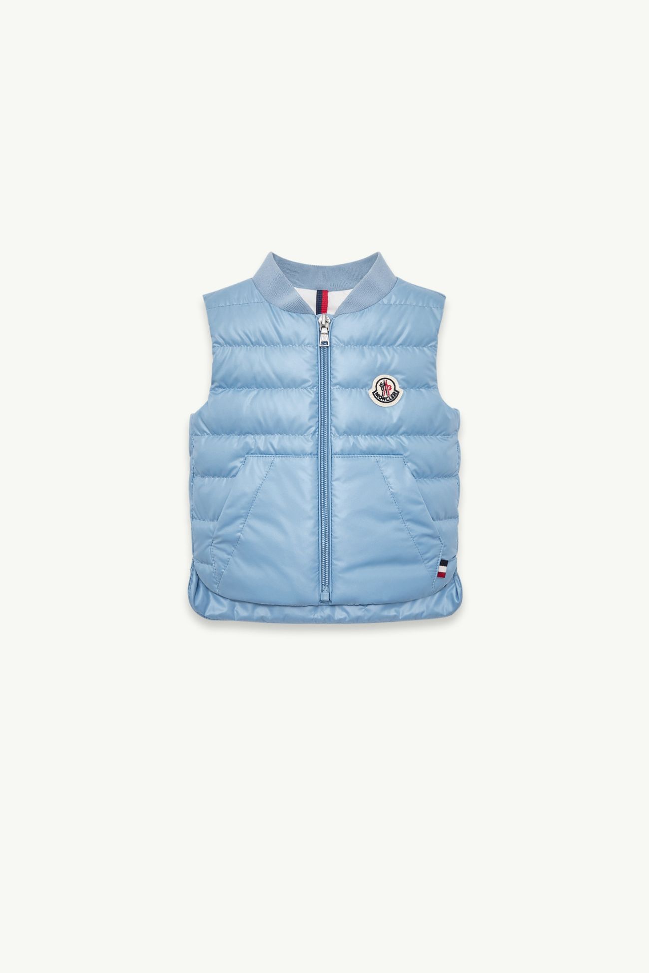 Rezzan Down Vest Boy Light Blue Moncler 0