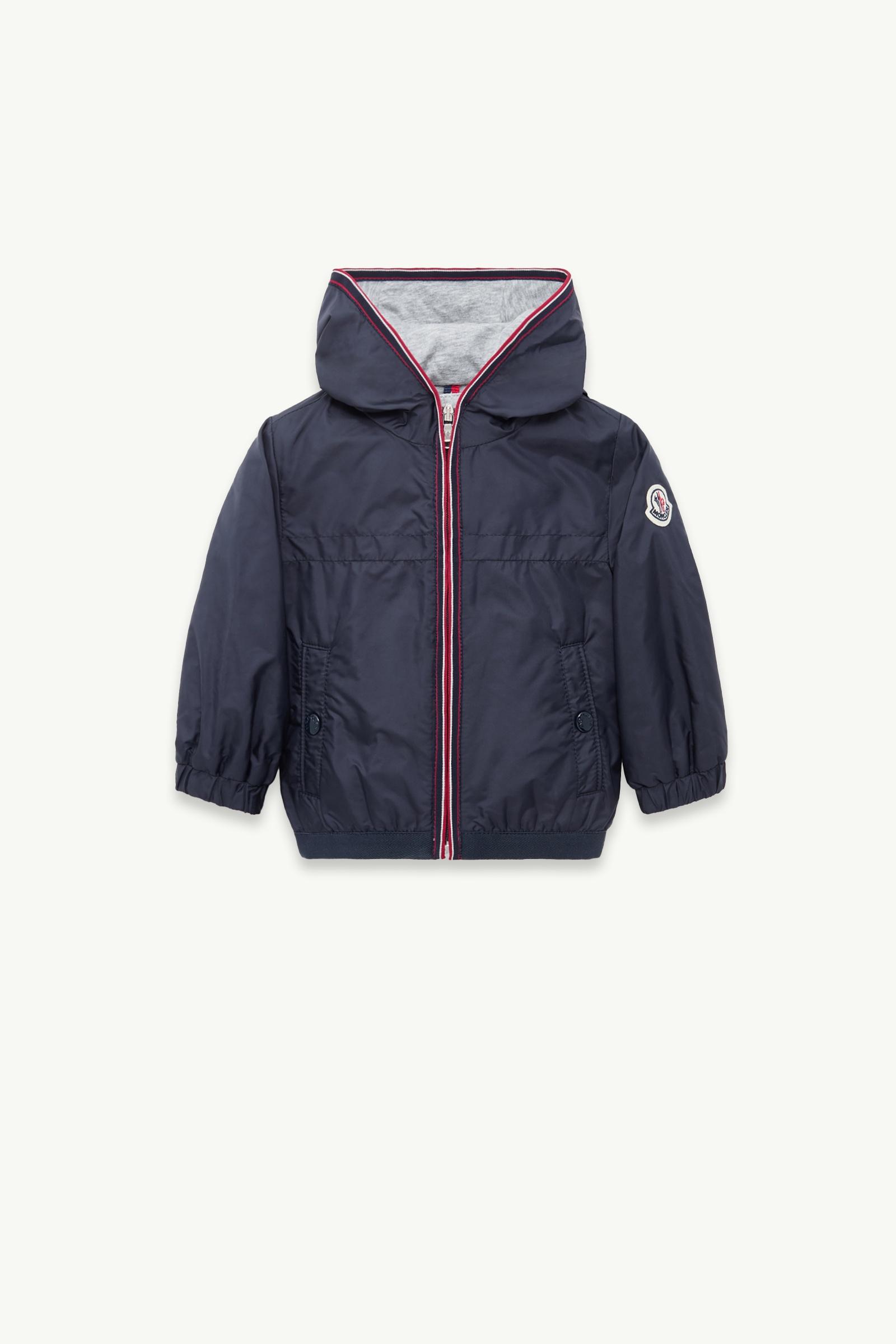 Navy Blue Anton Hooded Rain Jacket - Outerwear for Children