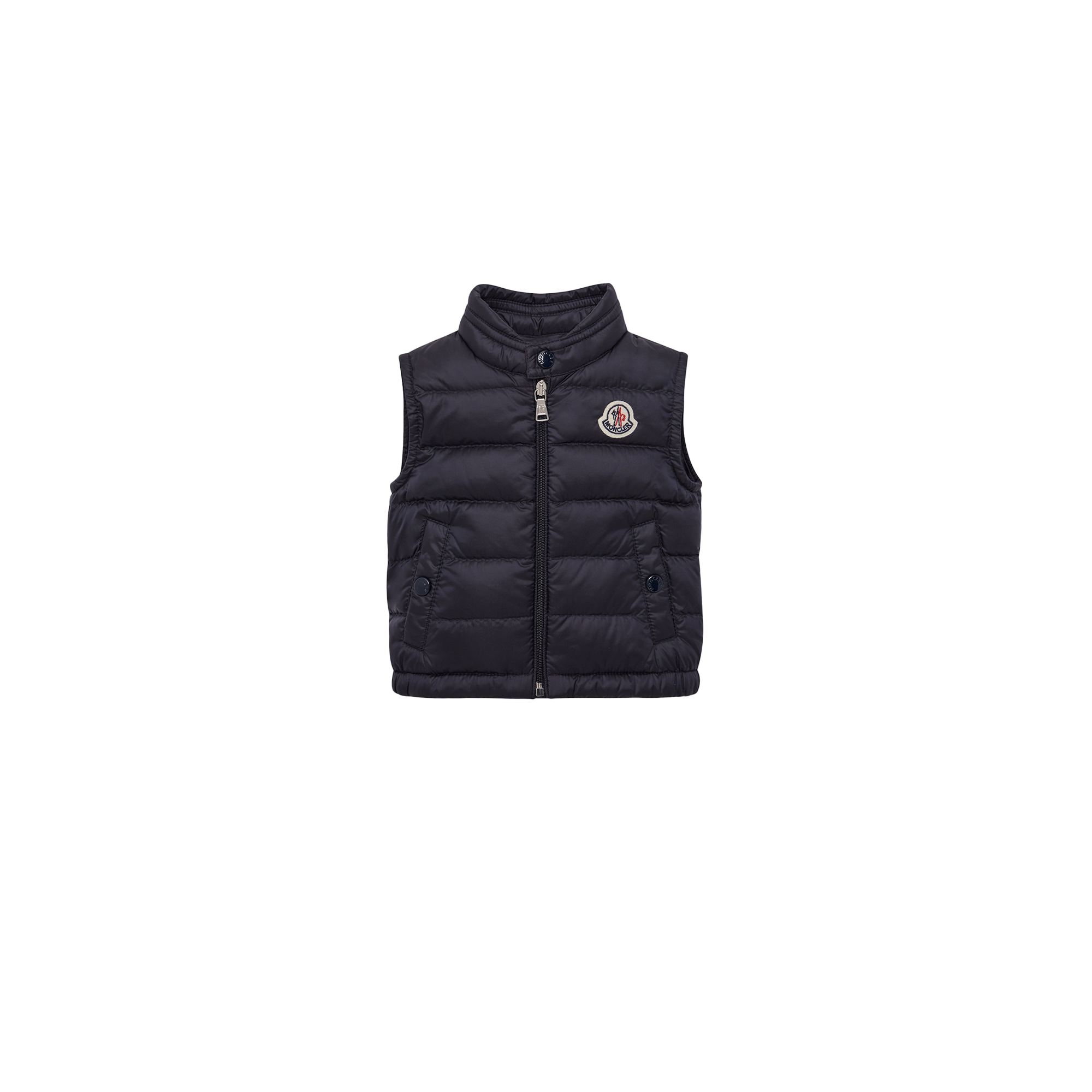 Moncler  New Amaury Packable Down Gilet for Children in Blue, Size: 3Y