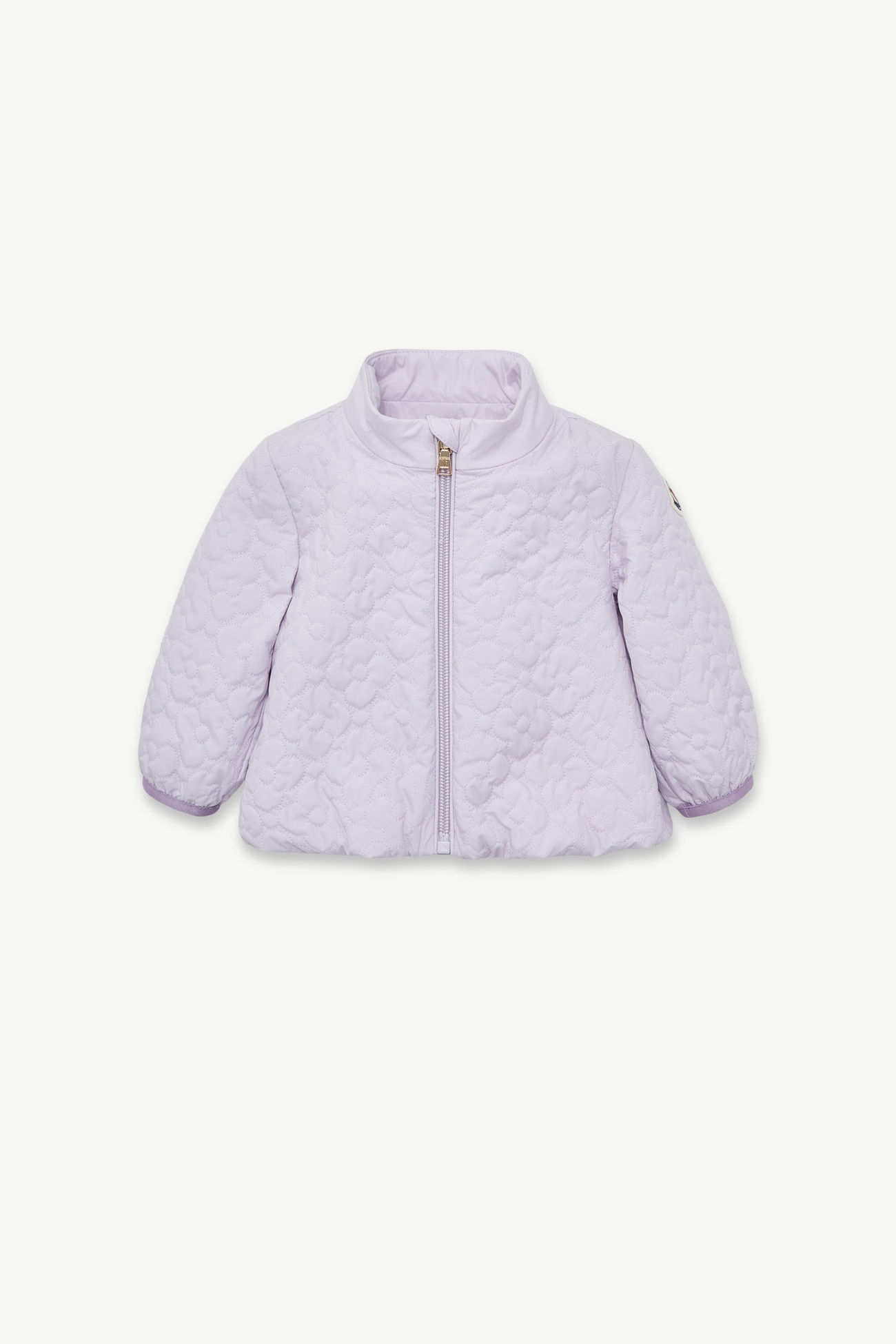 Nadide wattierte Jacke mit Blumensteppung Mädchen Flieder Moncler 0