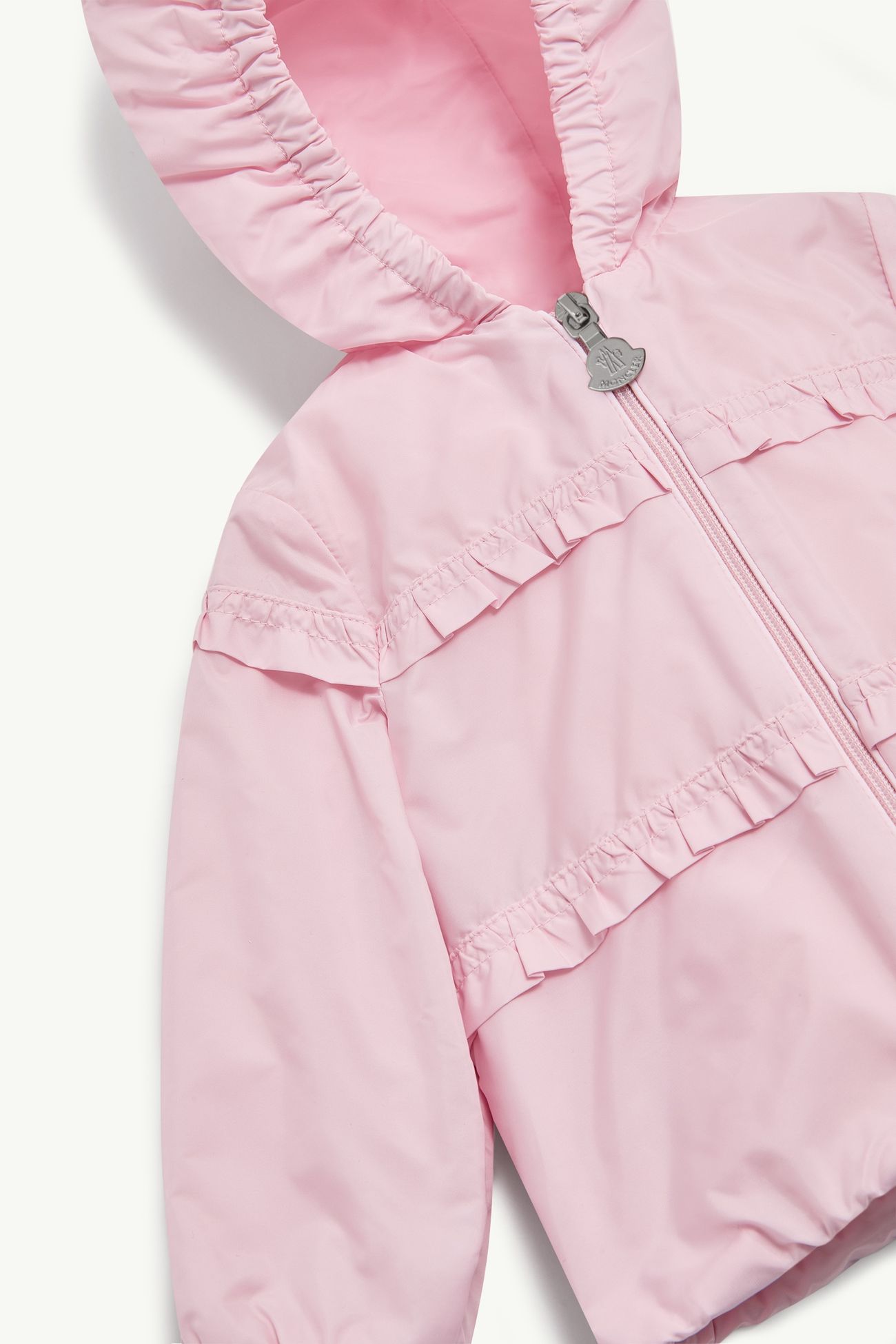 Giacca impermeabile Hiti con cappuccio Bambina Rosa Chiaro Moncler 3