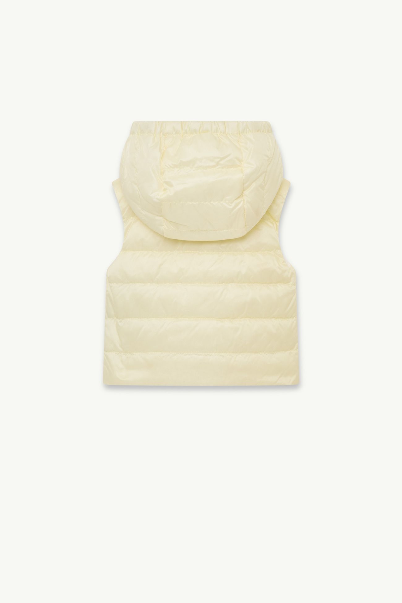 Lia Hooded Down Gilet Girl Light Yellow Moncler 2