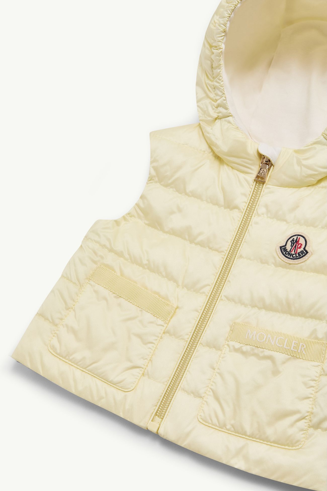 Doudoune sans manches à capuche Lia Fille Jaune Clair Moncler 3