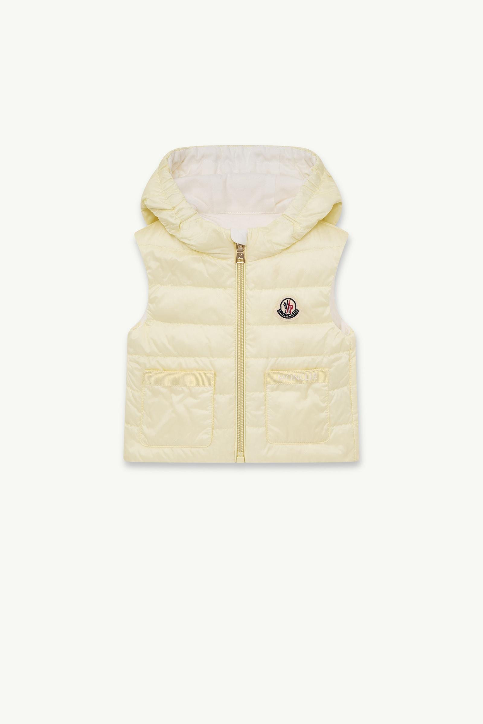 Lia Hooded Down Gilet Girl Light Yellow Moncler, 1 of 0