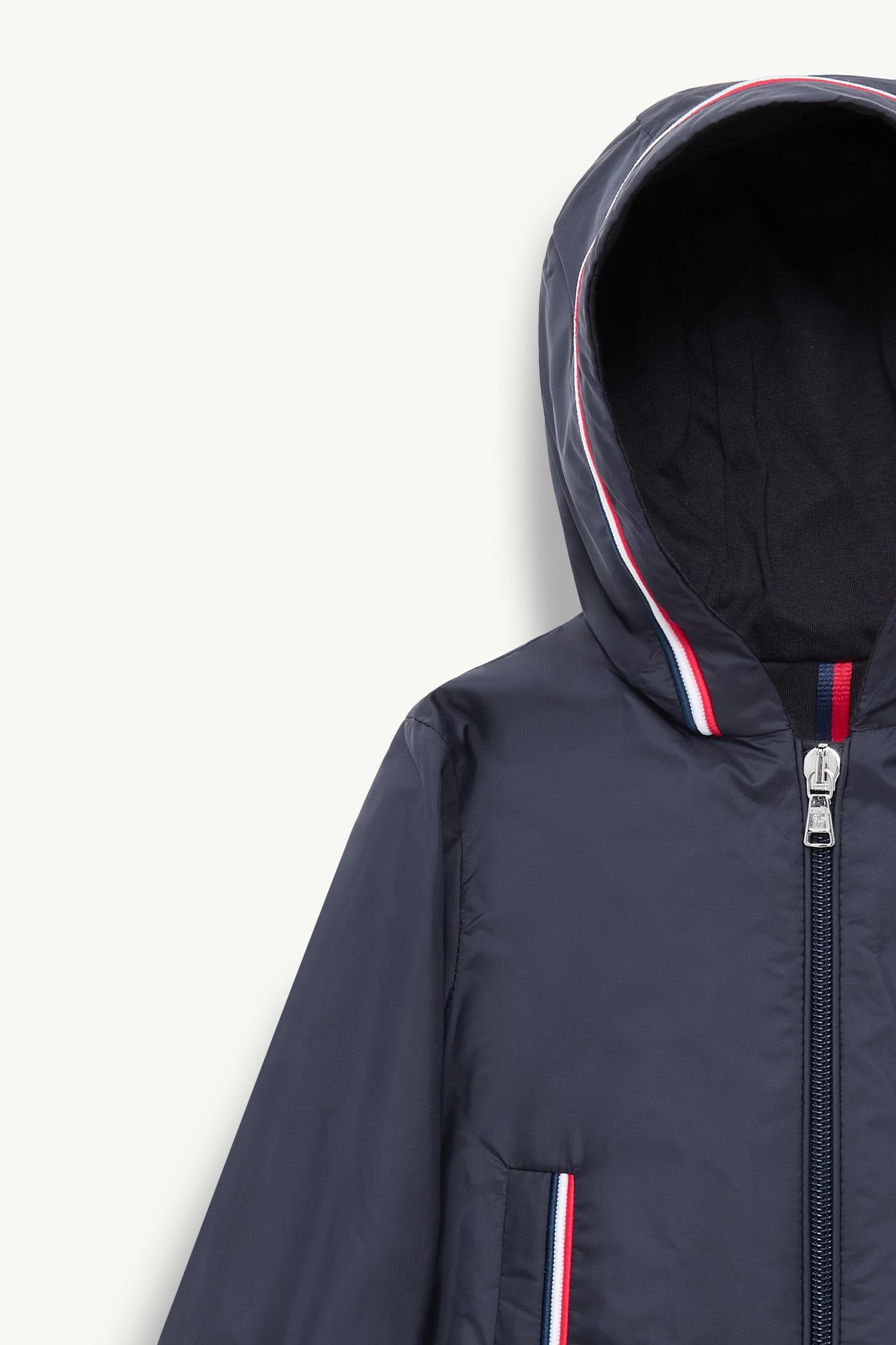 Granduc Hooded Jacket Boy Navy Blue Moncler 1