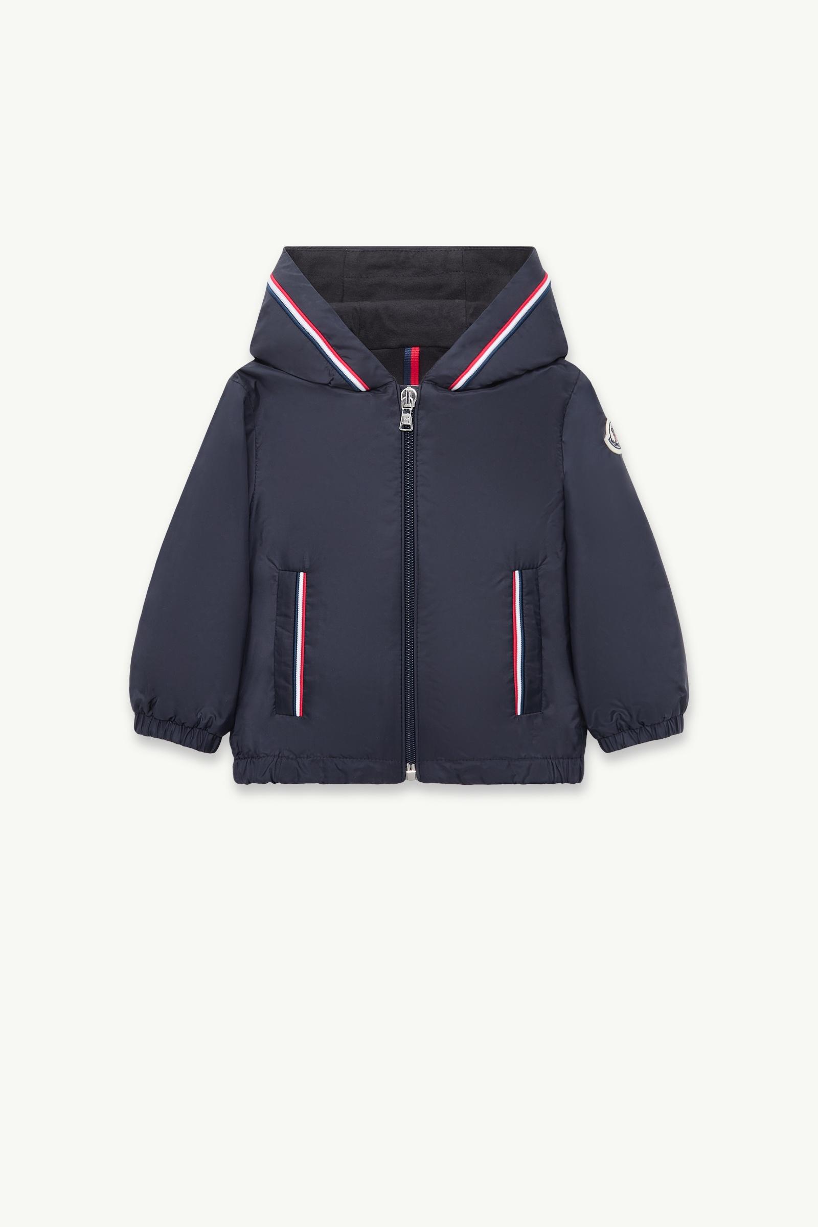 サイズ4 MONCLER GRANDUC Navy Navy Blue Granduc Hooded Jacket - Jackets & Raincoats for Children