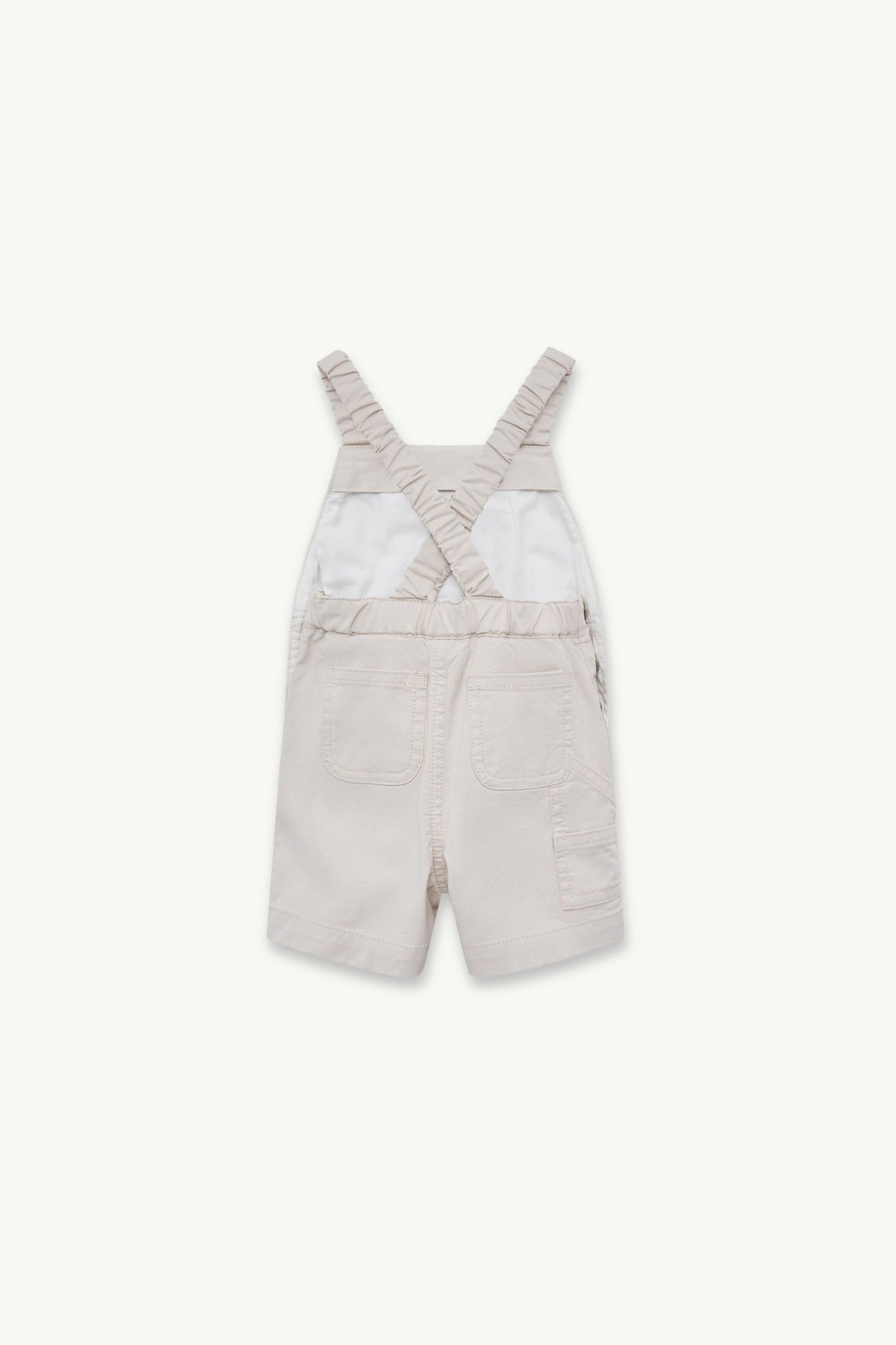 Peto de algodón con logotipo De Género Neutro Beige Claro Moncler 2