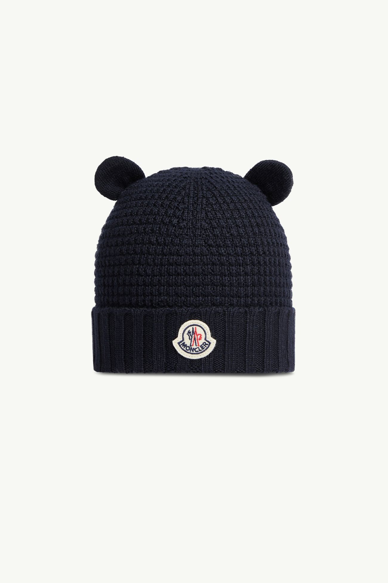 ニットキャップ ジェンダーニュートラル ネイビーブルー Moncler 0